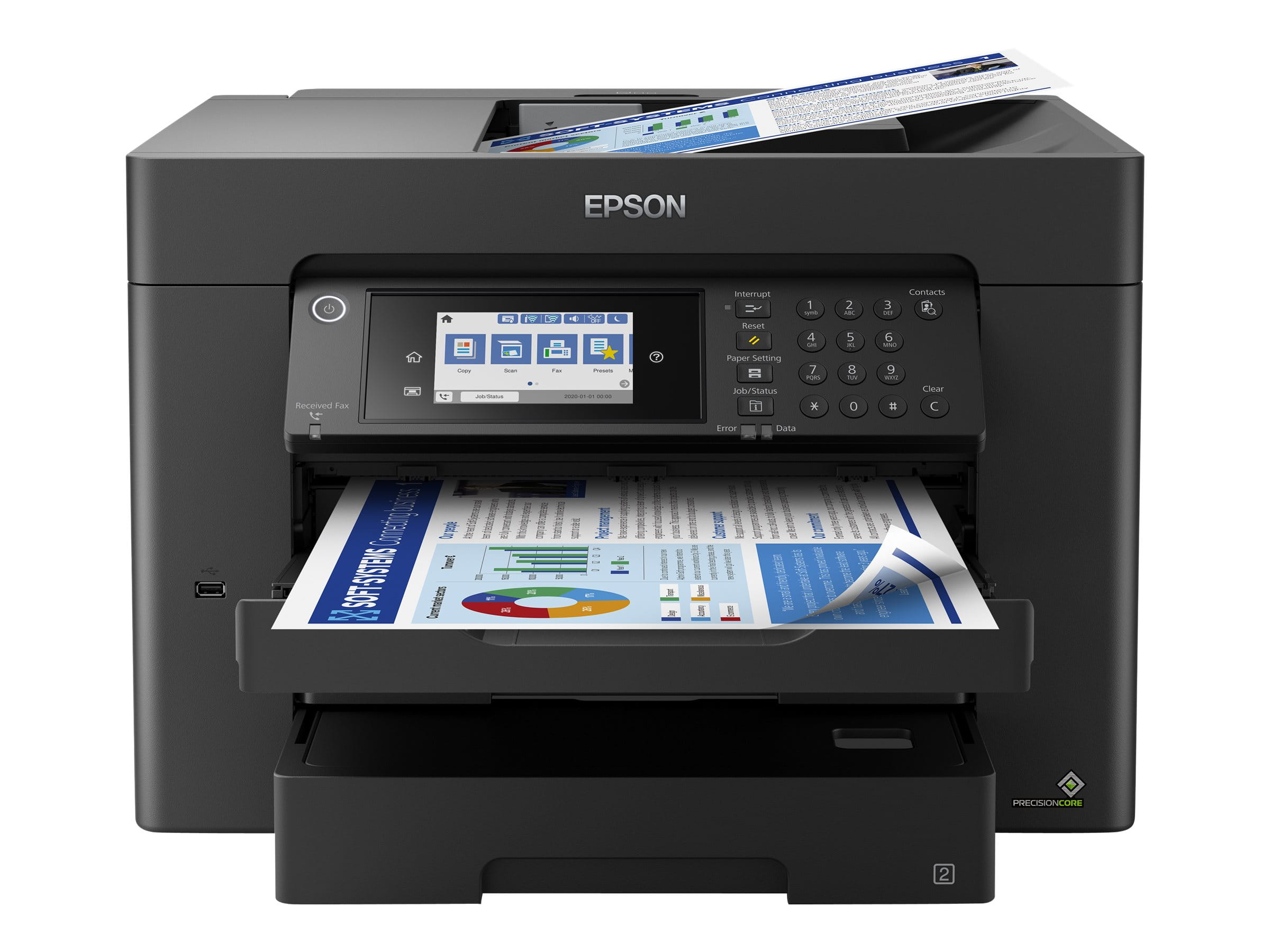 Epson WorkForce WF-7840DTWF - Multifunktionsdrucker - Farbe - Tintenstrahl - A3 (297 x 420 mm)