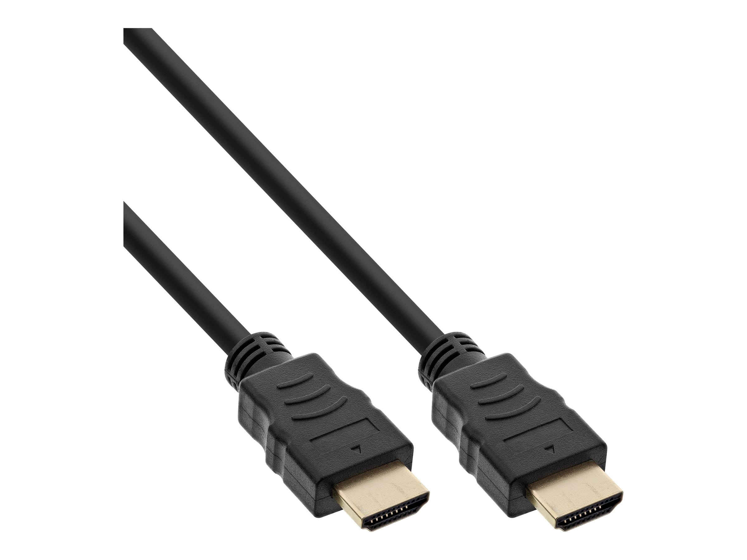 InLine HDMI-High Speed Kabel mit Ethernet - Premium - 4K2K - ST/ST - schwarz - 1m