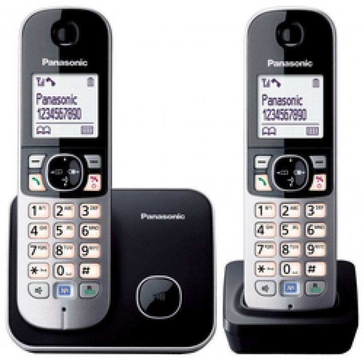Panasonic KX-TG6812 - Schnurlostelefon mit Rufnummernanzeige