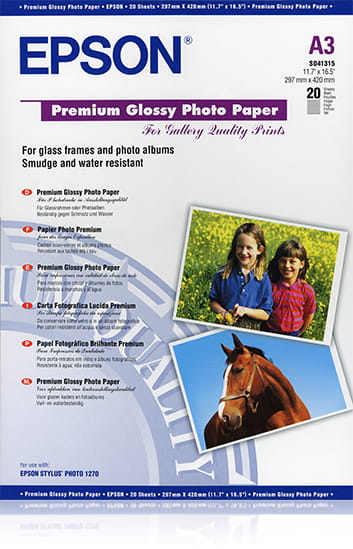 Epson Premium - Glänzend - A3 (297 x 420 mm)