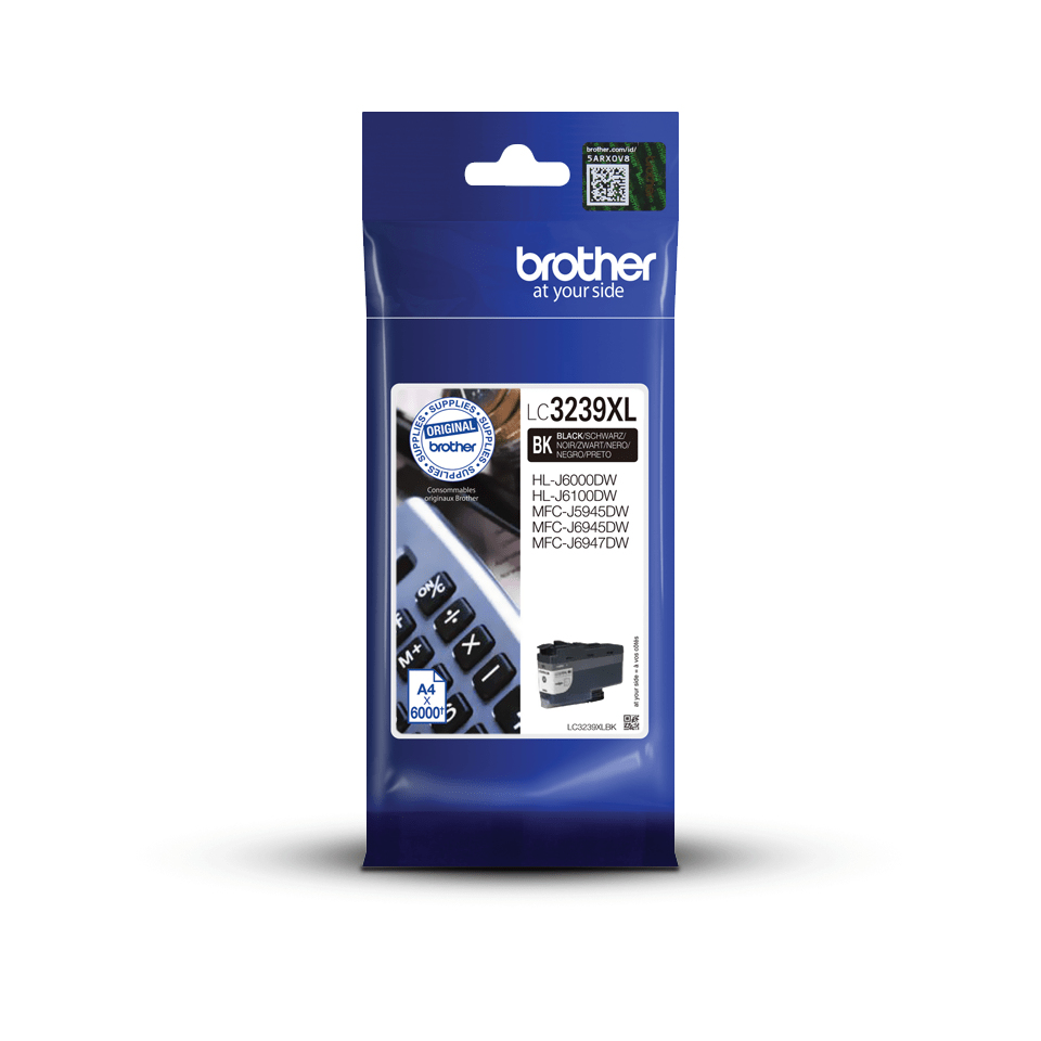 Brother LC-3259XLBKP, 6000 Seiten, Schwarz, 1 Stück(e)