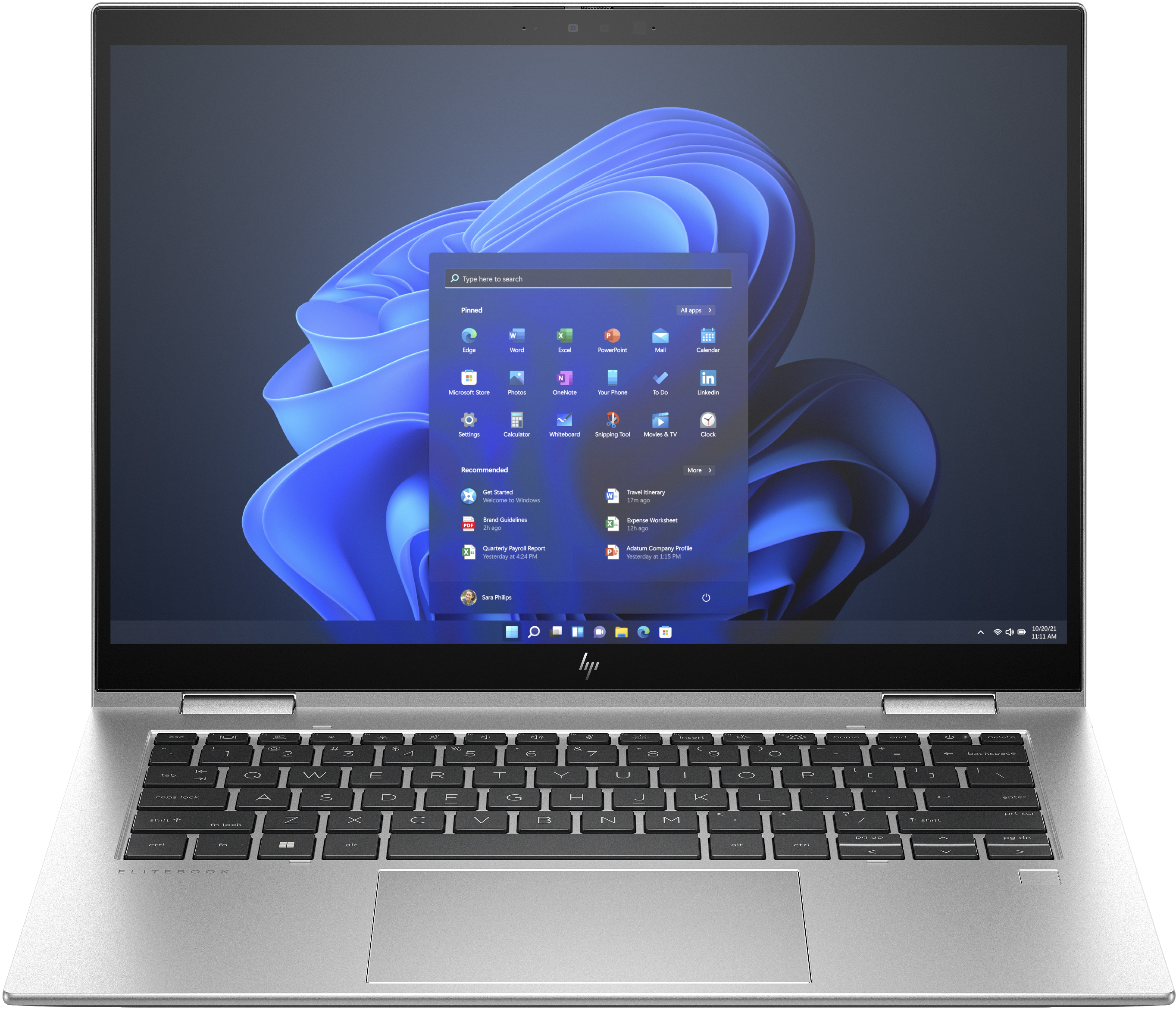 HP Elite x360 1040 G10 Notebook - Flip-Design - Intel Core i7 1355U / 1.7 GHz - Evo - Win 11 Pro - Intel Iris Xe Grafikkarte - 32 GB RAM - 1 TB SSD NVMe, TLC - 35.6 cm (14")