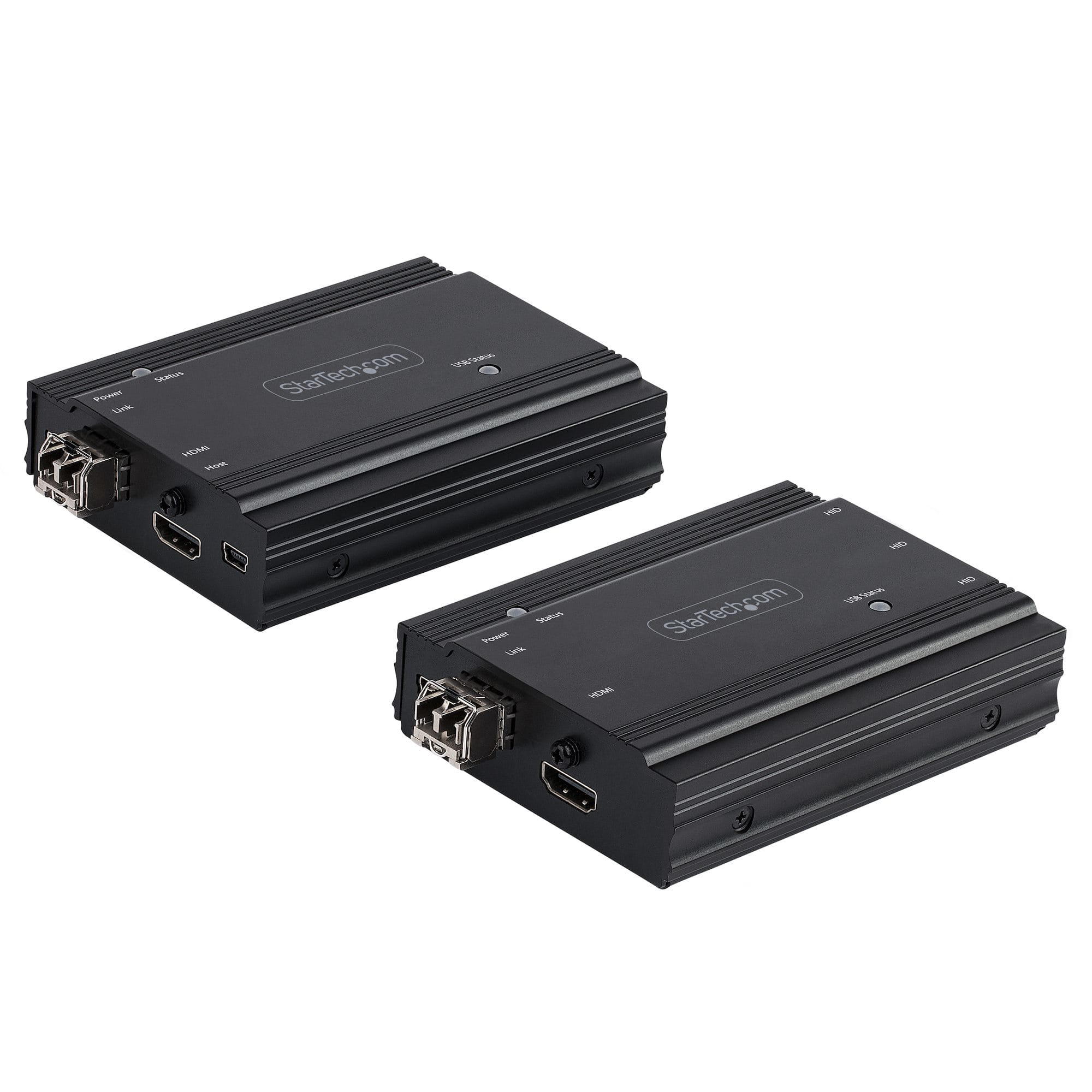 StarTech.com 4K HDMI LWL Extender - HDMI Video & USB Remote KVM Switch/Console Extender - bis zu 300m (MultiMode)