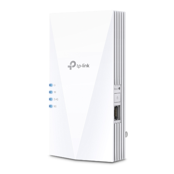 TP-LINK RE1500X(DE), Netzwerk-Repeater, 10,100,1000 Mbit/s, Extern, Gigabit Ethernet, IEEE 802.3, IEEE 802.3ab, IEEE 802.3u, Wi-Fi 6 (802.11ax)