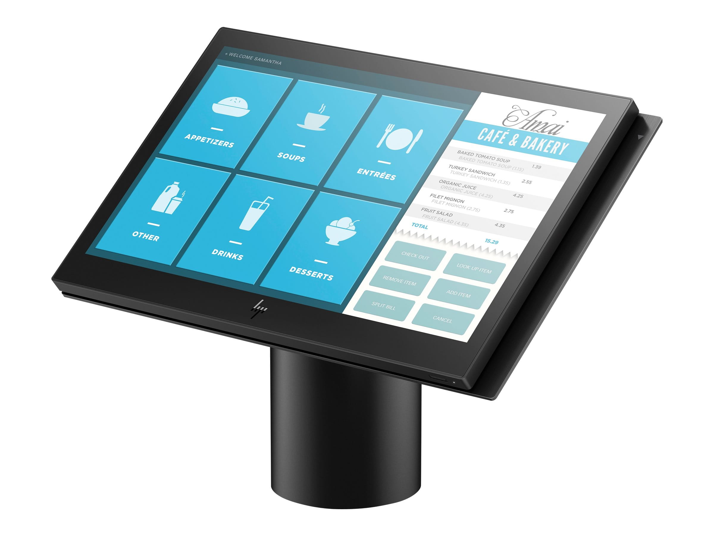 HP Engage One 145 - All-in-One - 1 x Core i5 7300U / 2.6 GHz - RAM 8 GB - SSD 128 GB - NVMe - HD Graphics 620 - GigE - WLAN: 802.11b/g/n, Bluetooth 4.0 - Win 10 IoT Enterprise 2016 LTSB 64-bit - Monitor: LED 35.56 cm (14")