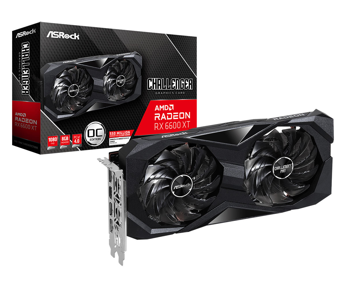 ASRock Radeon RX 6600 XT Challenger D 8GB OC