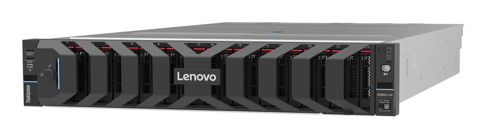 Lenovo ThinkSystem SR650 V4, 2,3 GHz, 6515P, 32 GB, DDR5-SDRAM, 1300 W, Rack (2U)