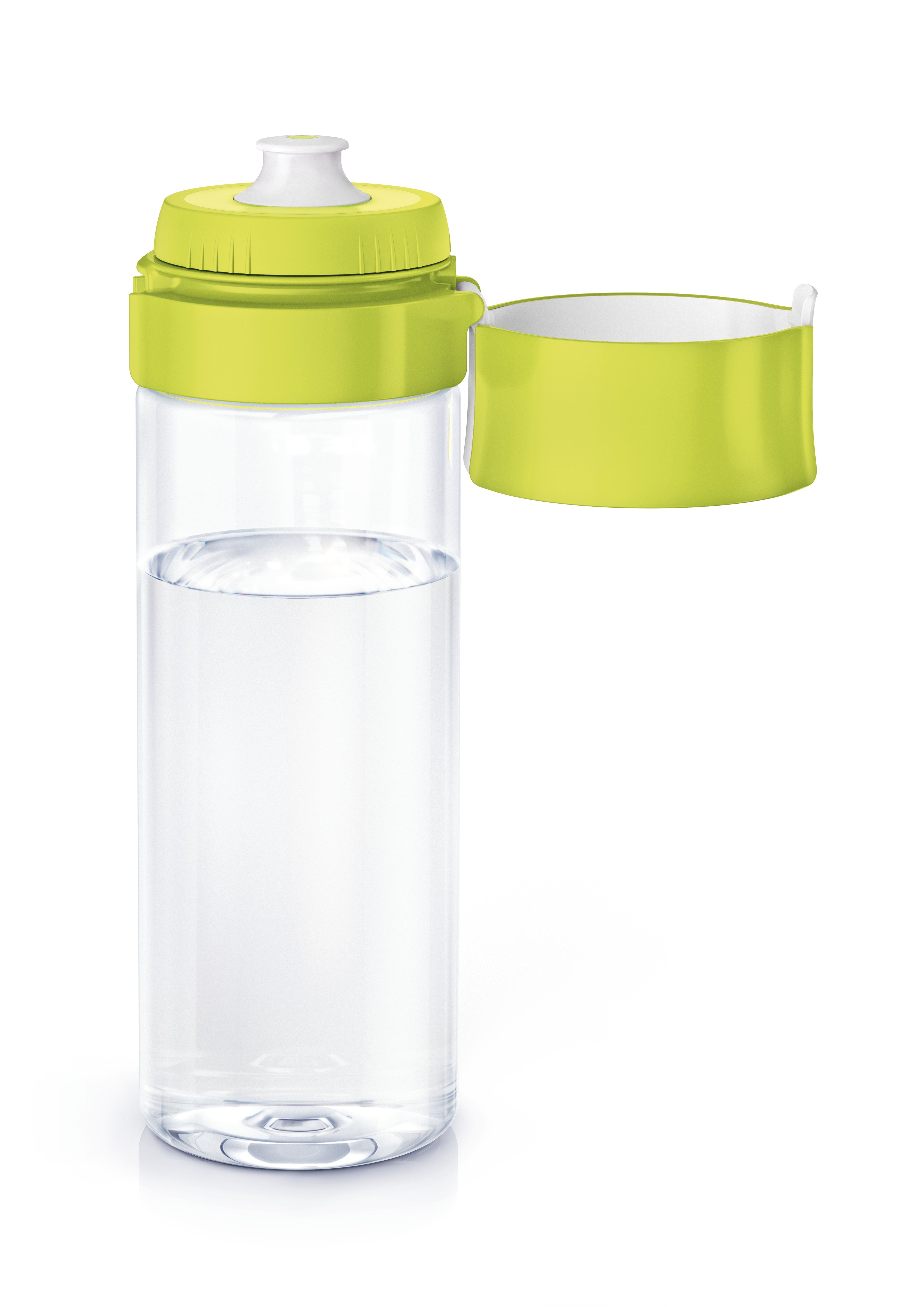 BRITA Fill&Go Bottle Filtr Lime, Wasserfiltration Flasche, Limette, Transparent