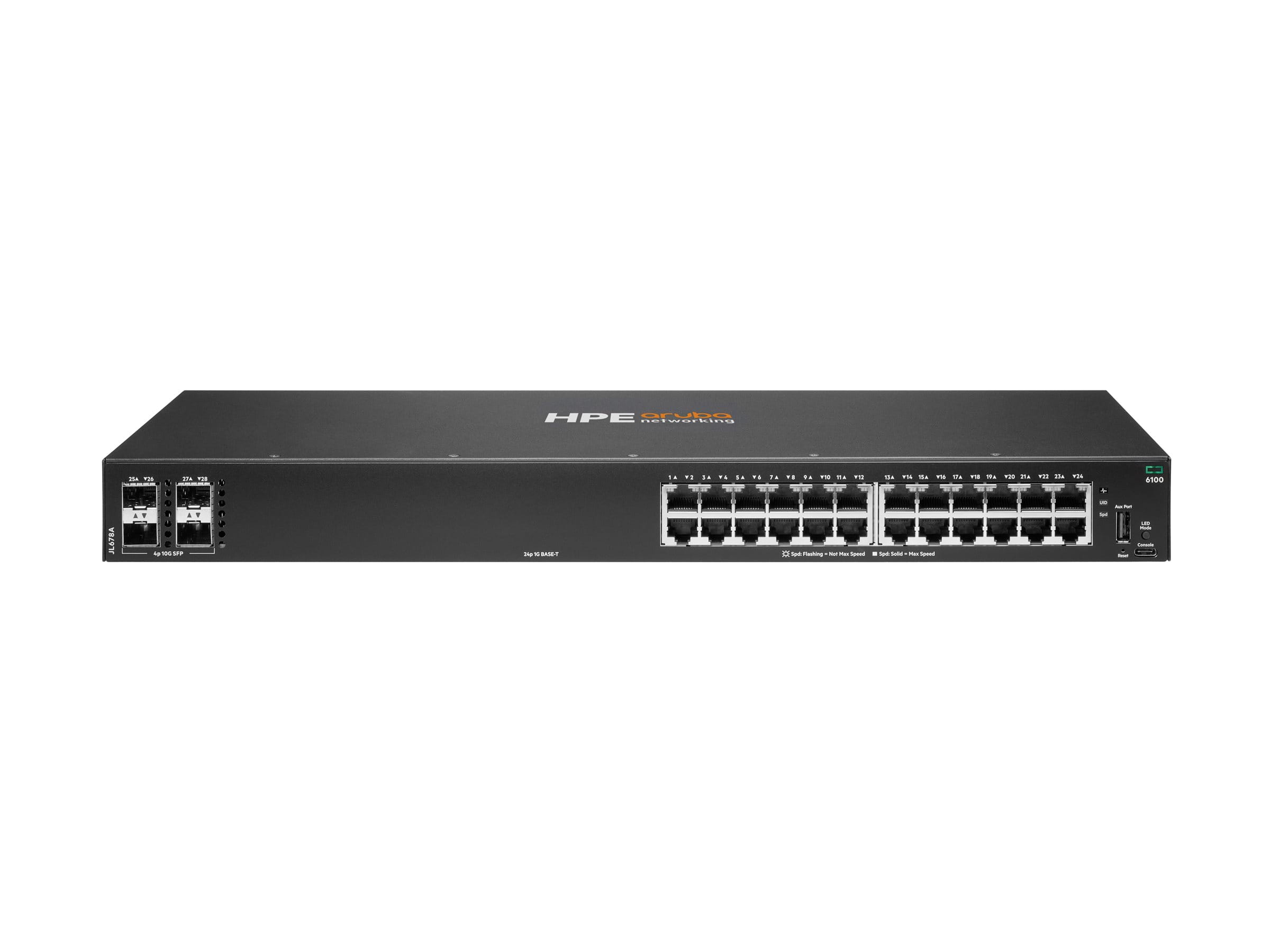 HPE Aruba Networking 6100 24G 4SFP+ Switch - Switch - managed