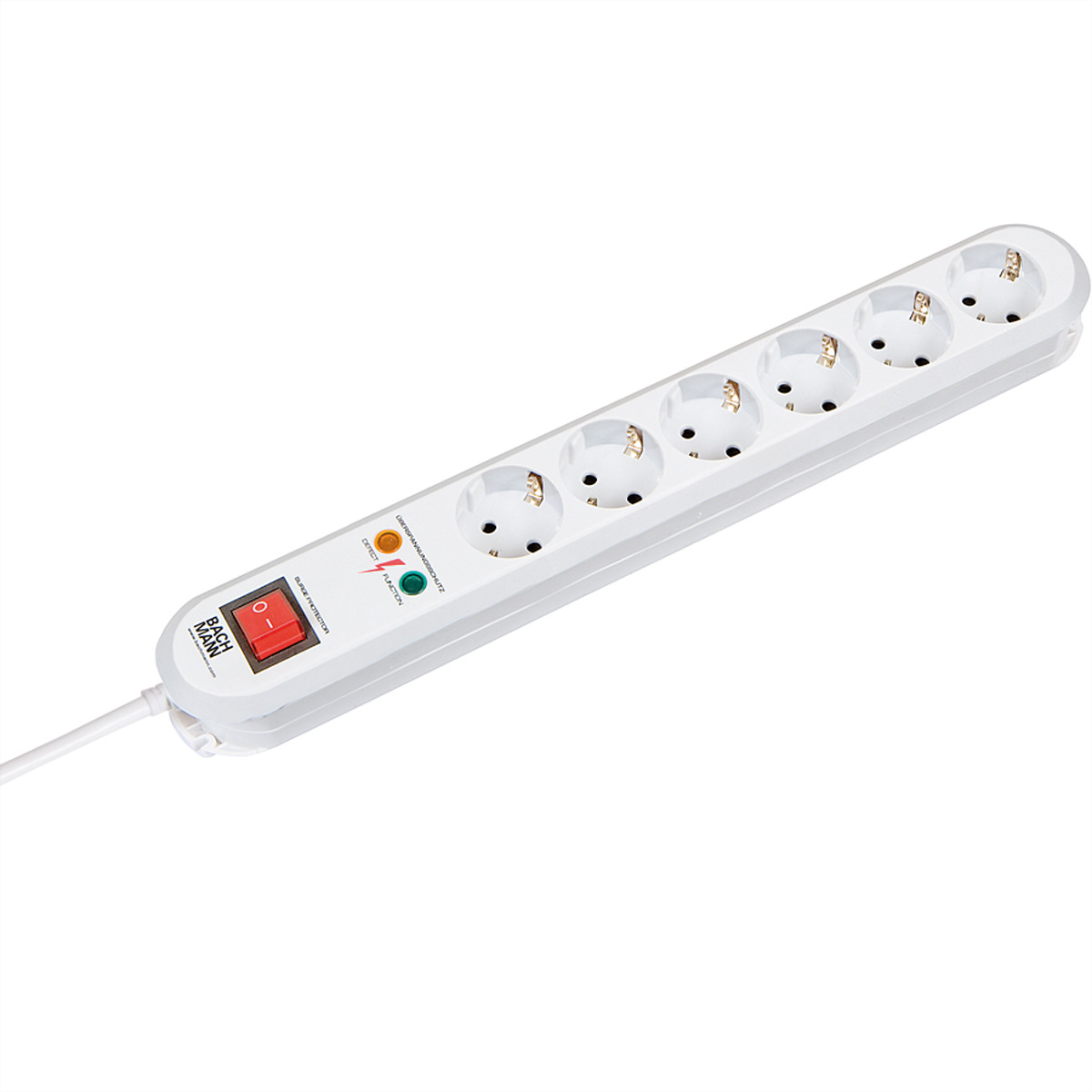 Bachmann SMART - Steckdosenleiste - Wechselstrom 230 V - Ausgangsanschlüsse: 6 (power CEE 7/7)