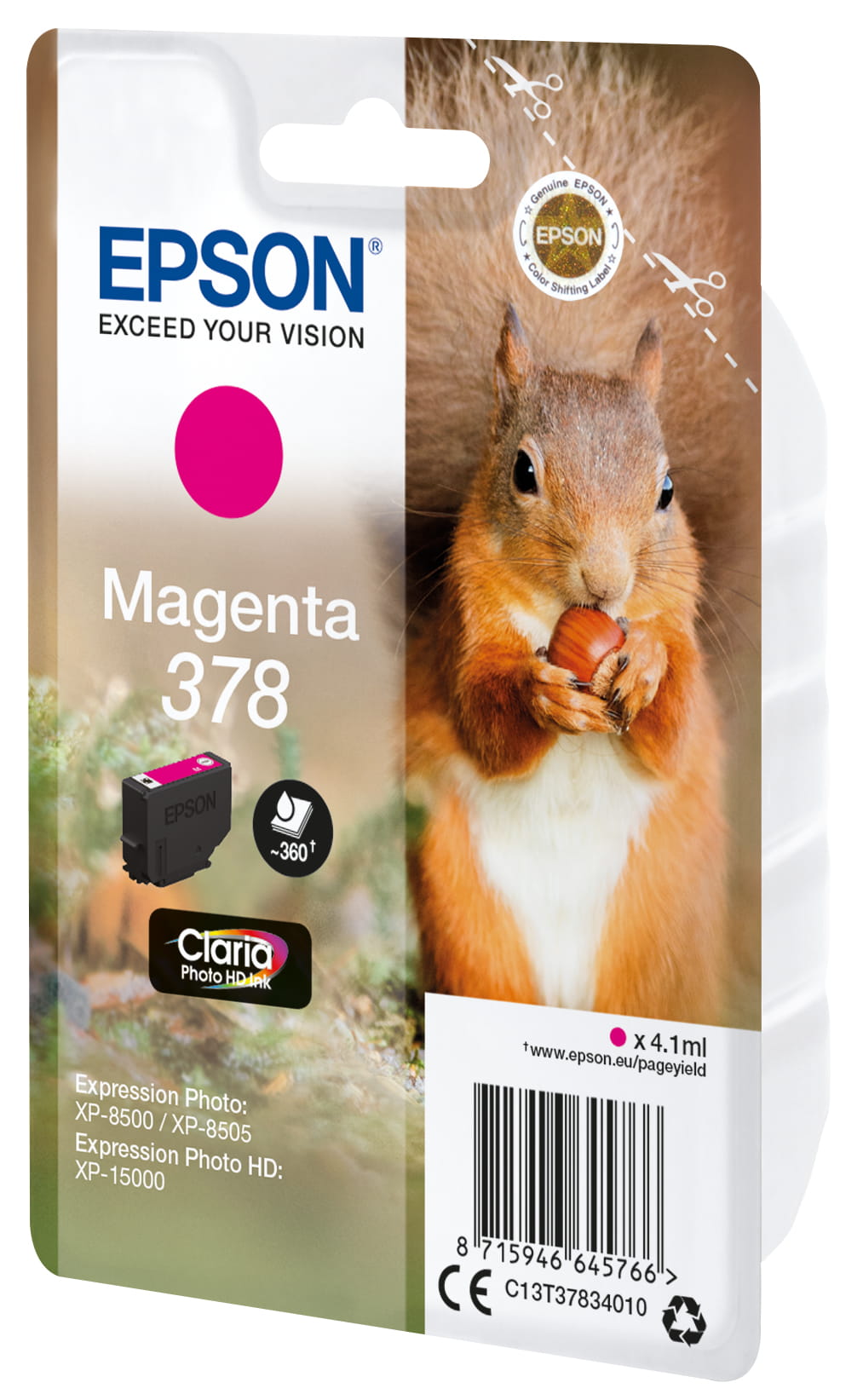 Epson 378 - 4.1 ml - Magenta - original - Blister