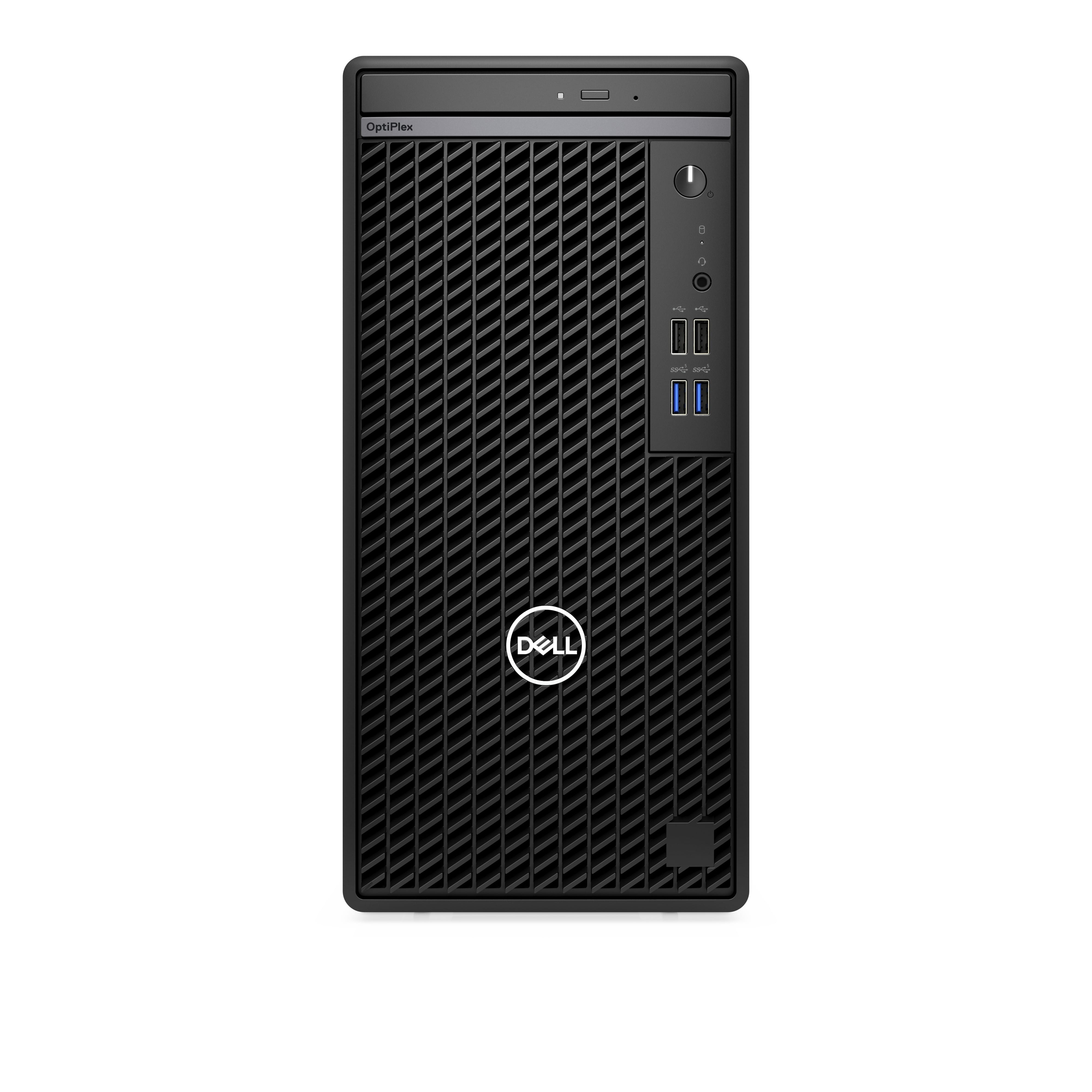 Dell OptiPlex 7010 (version 2023) - MT - Core i5 13500 / 2.5 GHz - vPro Enterprise - RAM 8 GB - SSD 512 GB - NVMe, Class 35 - DVD-Writer - UHD Graphics 770 - 1GbE - Win 11 Pro - Schwarz - BTS - mit 2 Jahre Vor-Ort-Basisgarantie (IT - 1