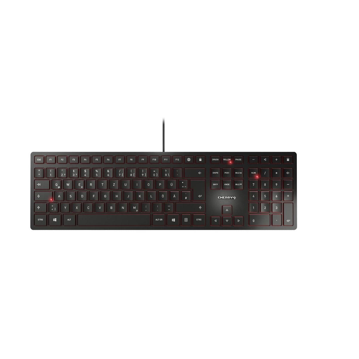 Cherry KC 6000 SLIM - Tastatur - USB - Pan Nordisch