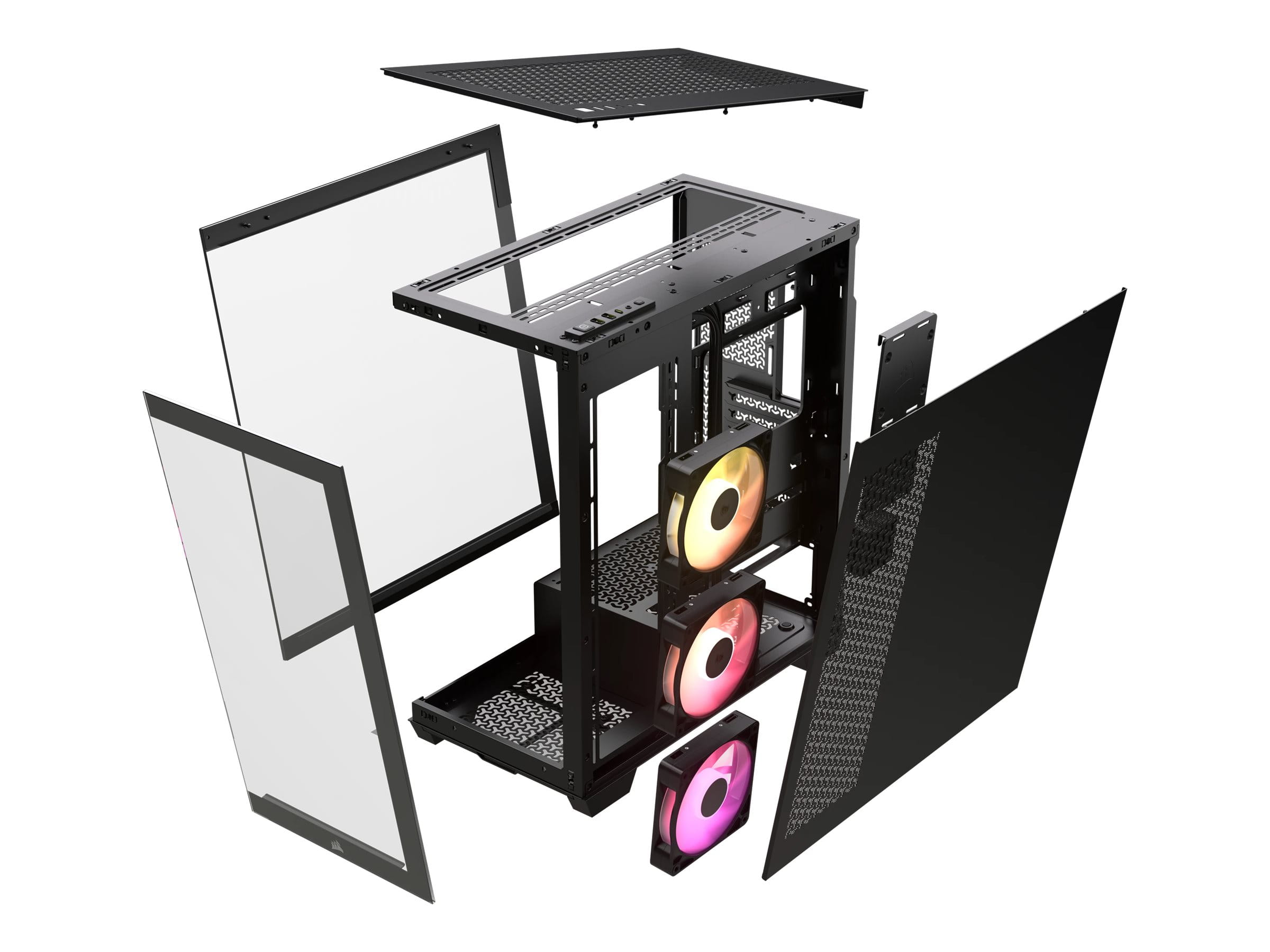 Corsair iCUE LINK 3500X RGB - Mid tower - E-ATX - Seitenteil mit Fenster (gehärtetes Glas)