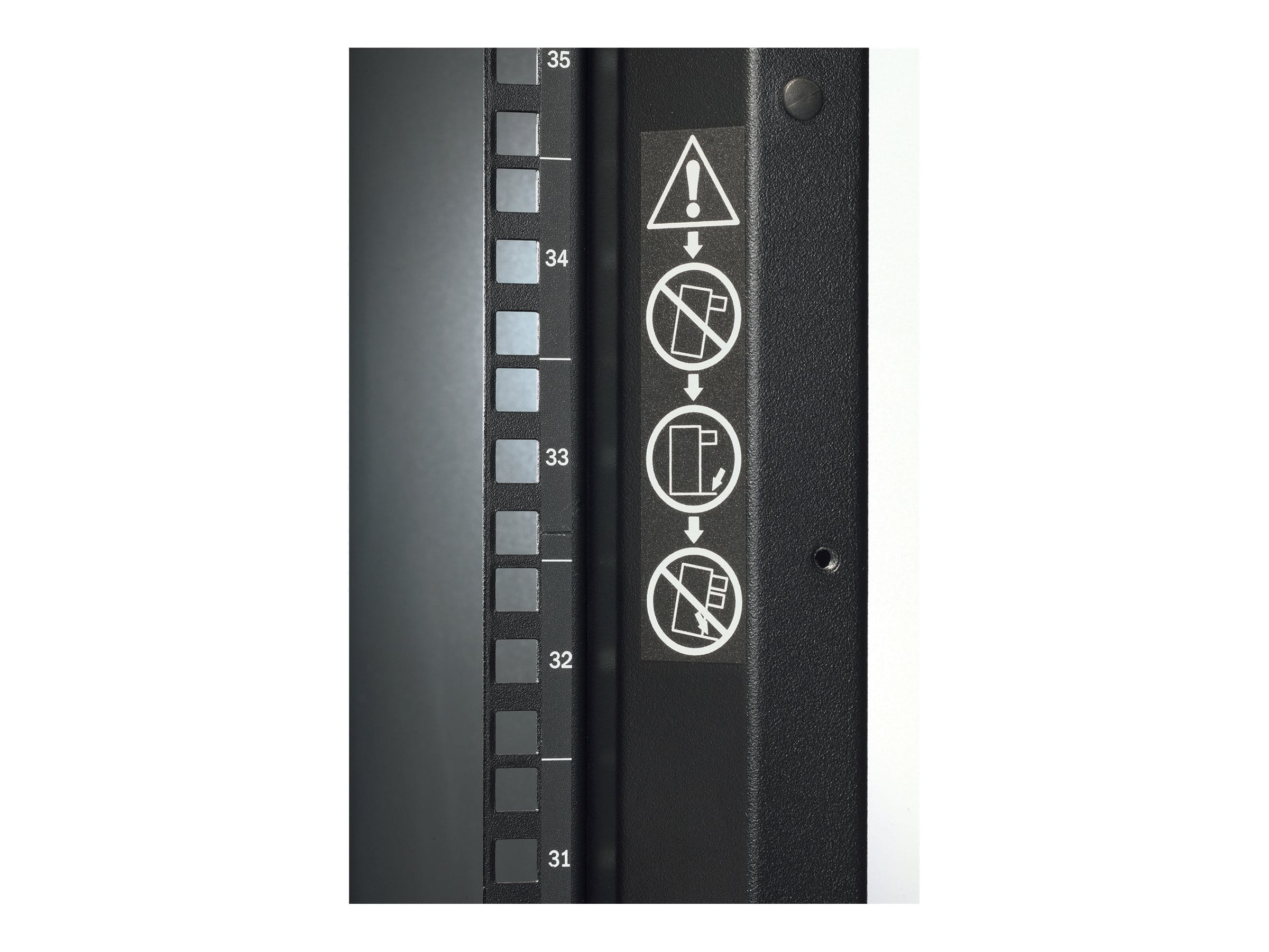 APC NetShelter SX Enclosure with Roof and Sides - Schrank - Schwarz - 48U - 48.3 cm (19")