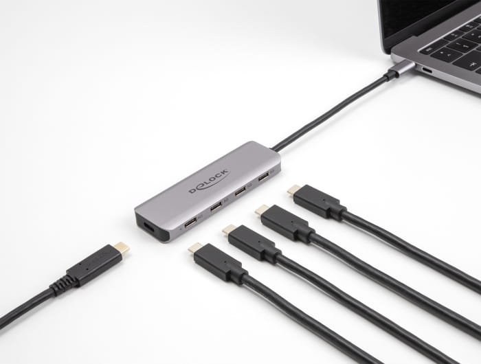 Delock Hub - 5 Gbps, with USB-C connector