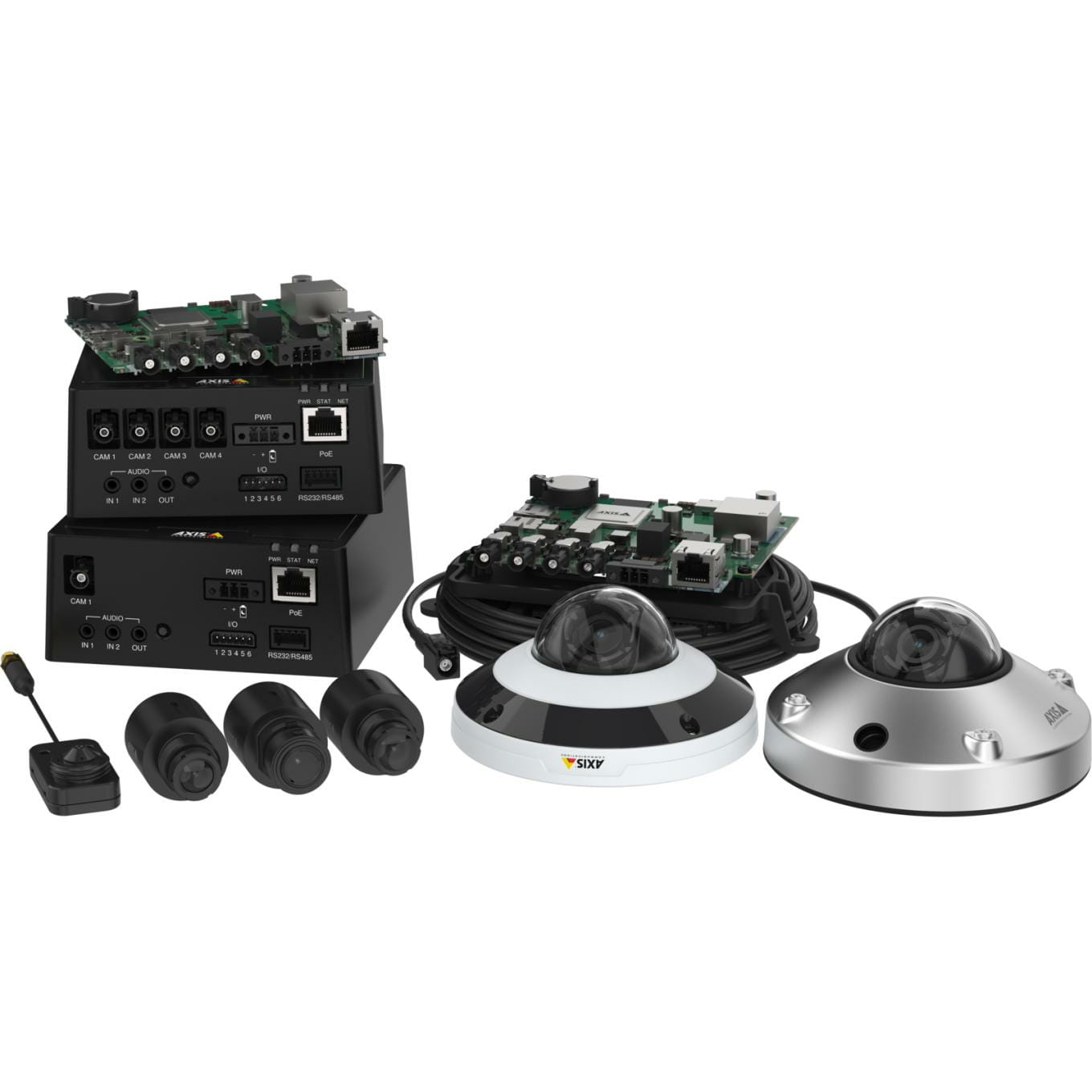 Axis F series F4105-SLRE - Überwachungskamera - Kuppel - Außenbereich - wetterfest / hitzebeständig / stoßfest - Farbe (Tag&Nacht)