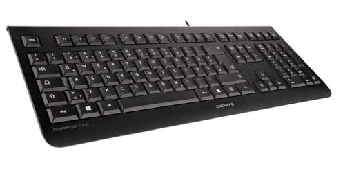 Cherry KC 1000 - Tastatur - Belgien - Schwarz
