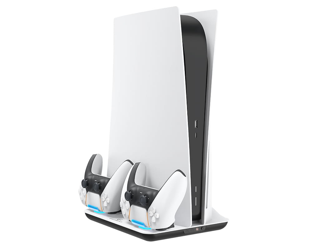 EgoGear SCC5-P5-WH, Ladesystem, PlayStation 5, Weiß, Kabelgebunden, 258 mm, 53 mm