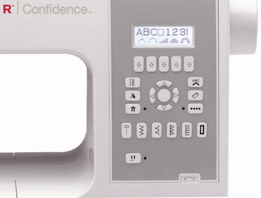 Singer Confidence, Grau, Weiß, Automatische Nähmaschine, Sägen, 1 Schritt, Variabel, LCD