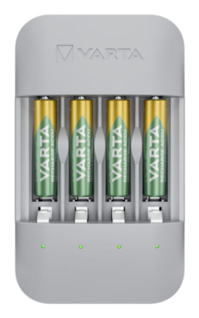 Varta Eco Charger Pro, Nickel-Metallhydrid (NiMH), Kurzschluß, AA, AAA, 4 Stück(e), Akkus/Batterien enthalten