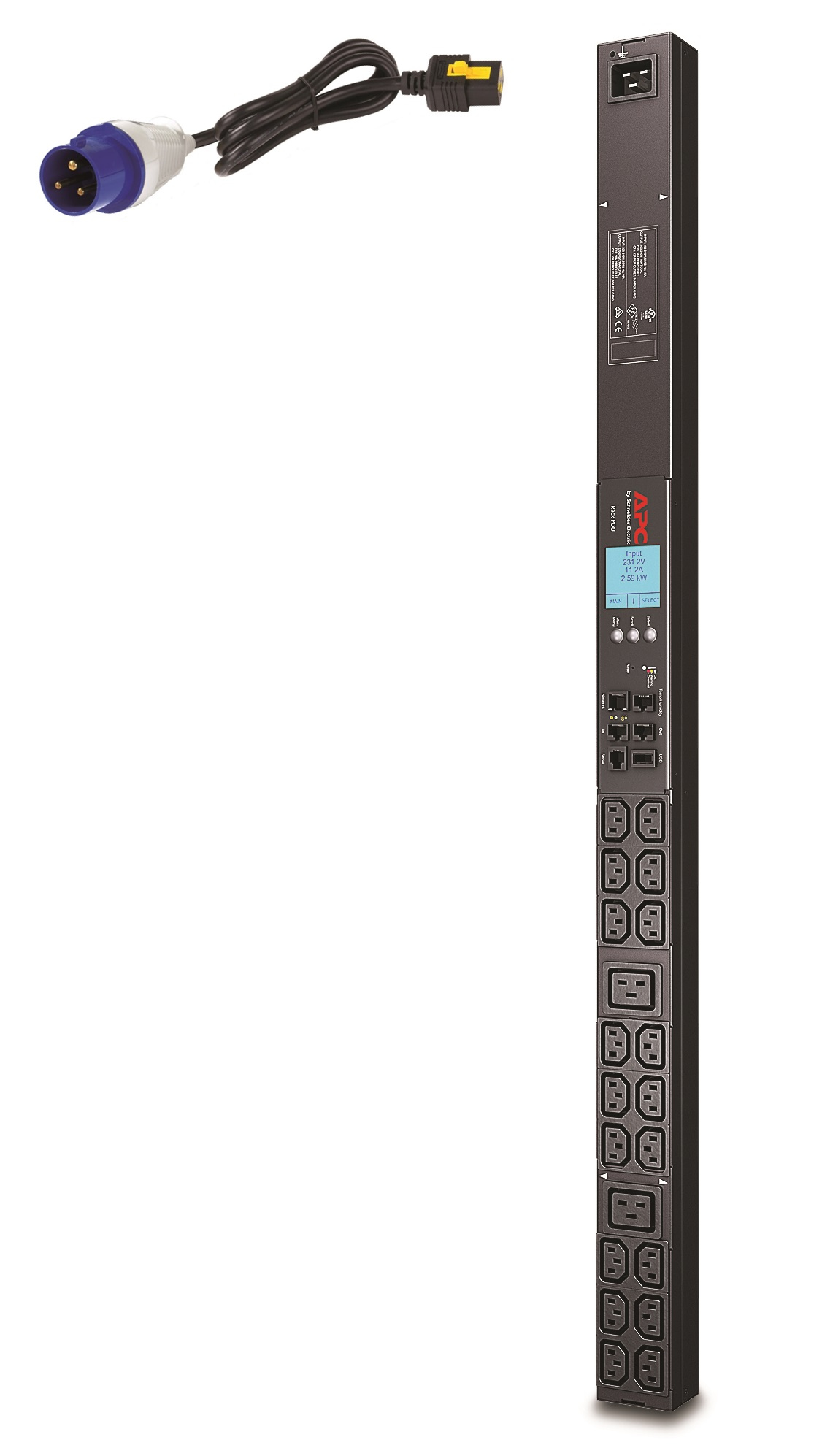 APC Metered Rack PDU ZeroU 2G - Steckdosenleiste (Rack - einbaufähig) APC Metered Rack PDU ZeroU 2G - Steckdosenleiste (Rack - einbaufähig)