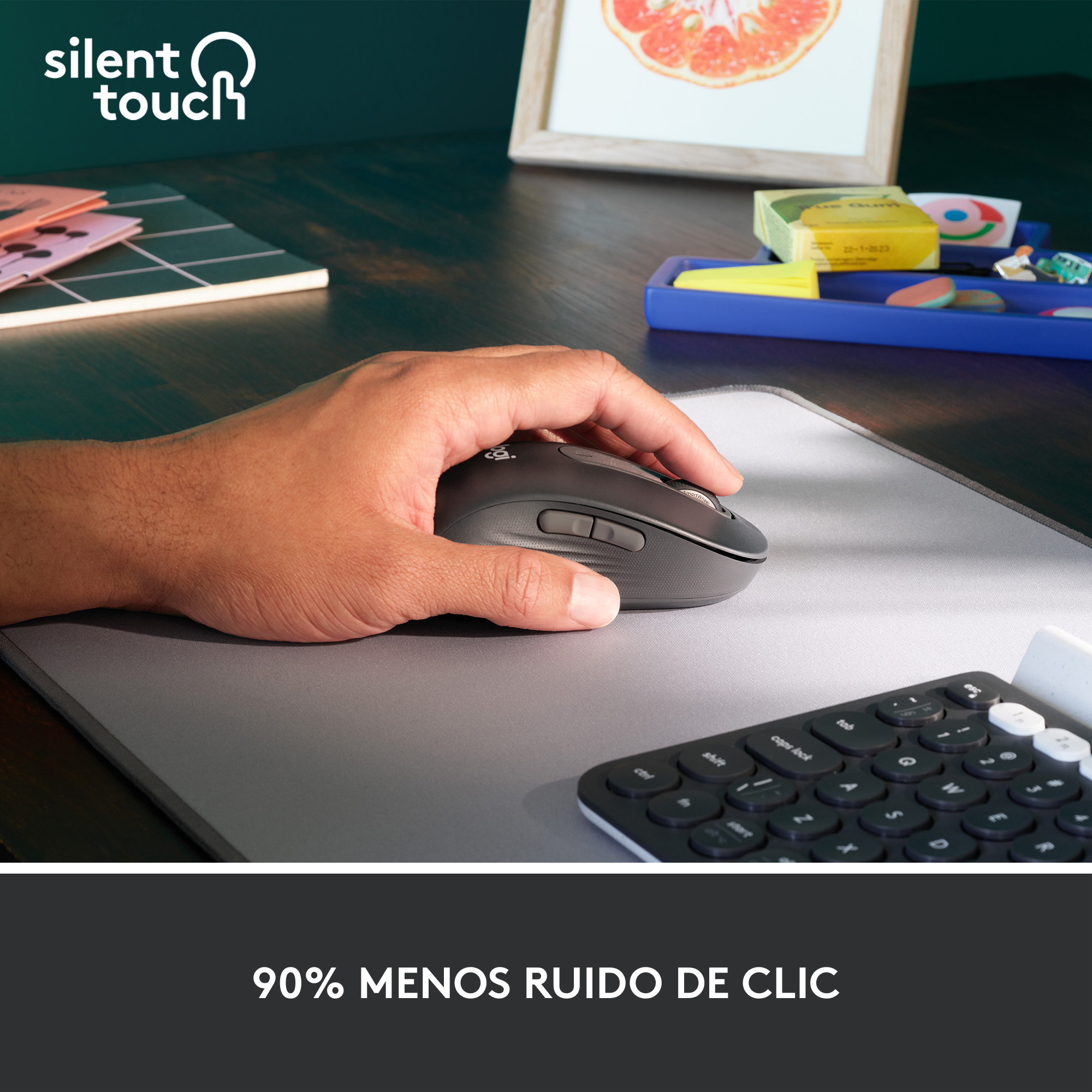 Logitech Signature M650 L LEFT - Maus - Größe L