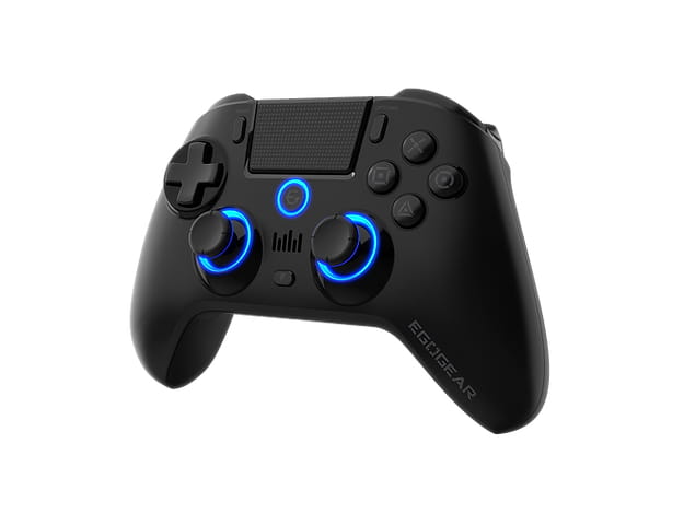 EgoGear SC15-P4-BT-BK, Gamepad, PC, PlayStation 4, Playstation 3, Digital, Rot/Grün/Blau, Kabellos, Bluetooth