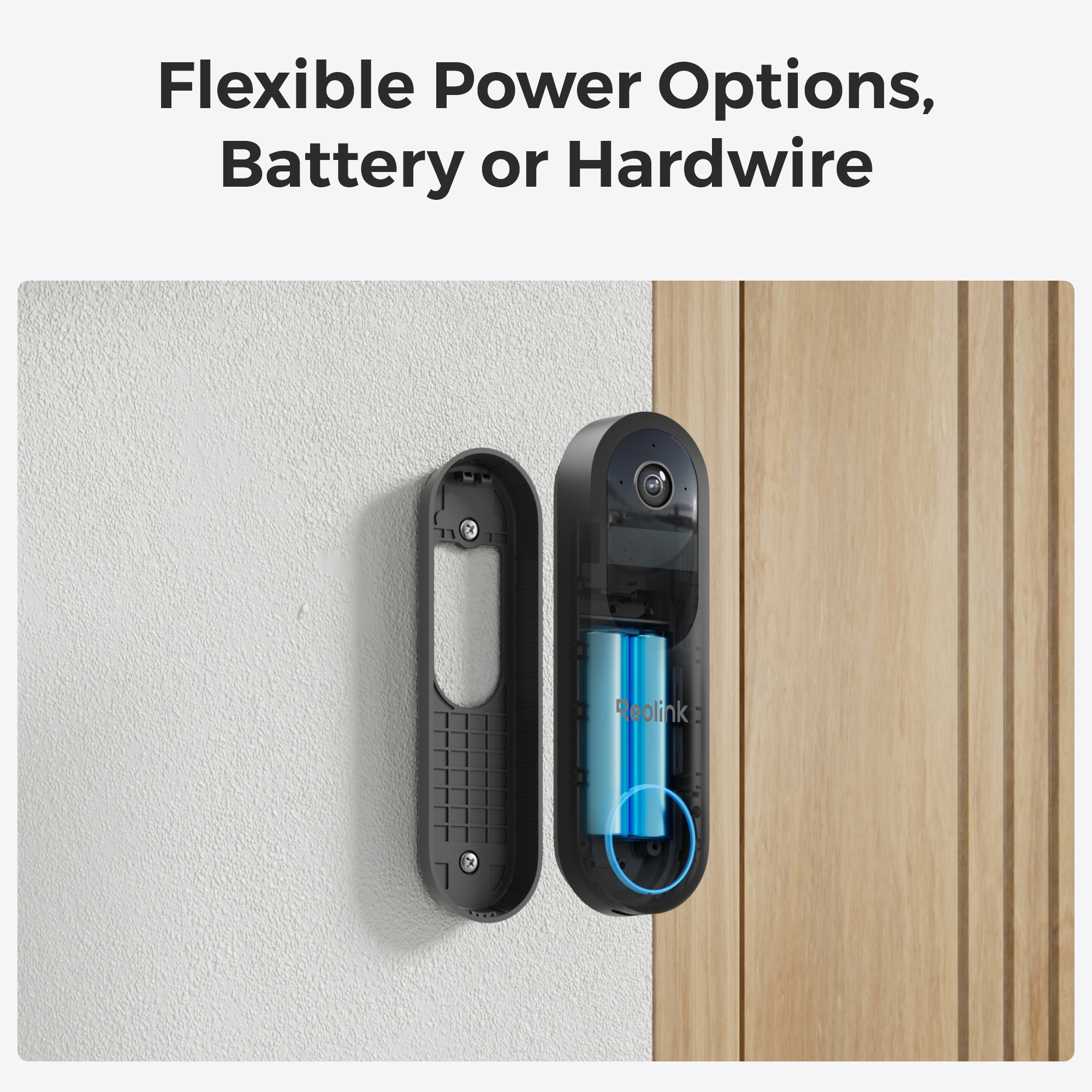 Reolink D340B w/ Chime + 64GB SD, 4 MP, 2048 x 2048 Pixel, CMOS, 25,4 / 3,11 mm (1 / 3.11"), 15 fps, 180°