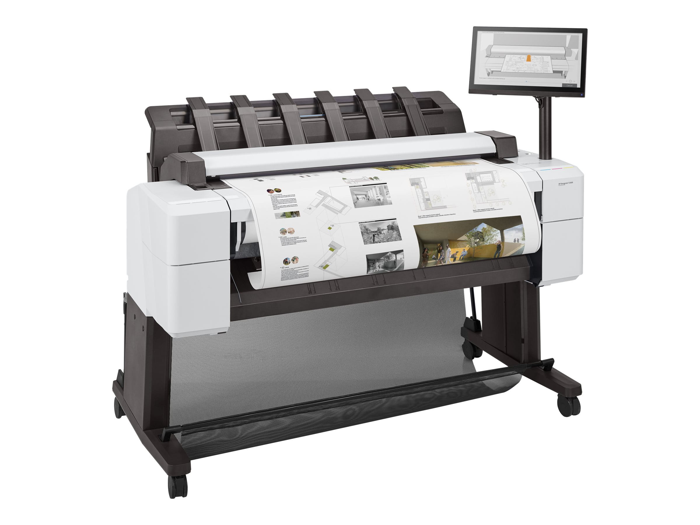 HP DesignJet T2600 PostScript - 914 mm (36") Multifunktionsdrucker - Farbe - Tintenstrahl - 914 x 8000 mm, 610 x 15000 mm (Original) HP DesignJet T2600 PostScript - 914 mm (36") Multifunktionsdrucker - Farbe - Tintenstrahl - 914 x 8000 mm, 610 x 15000 mm (Original)