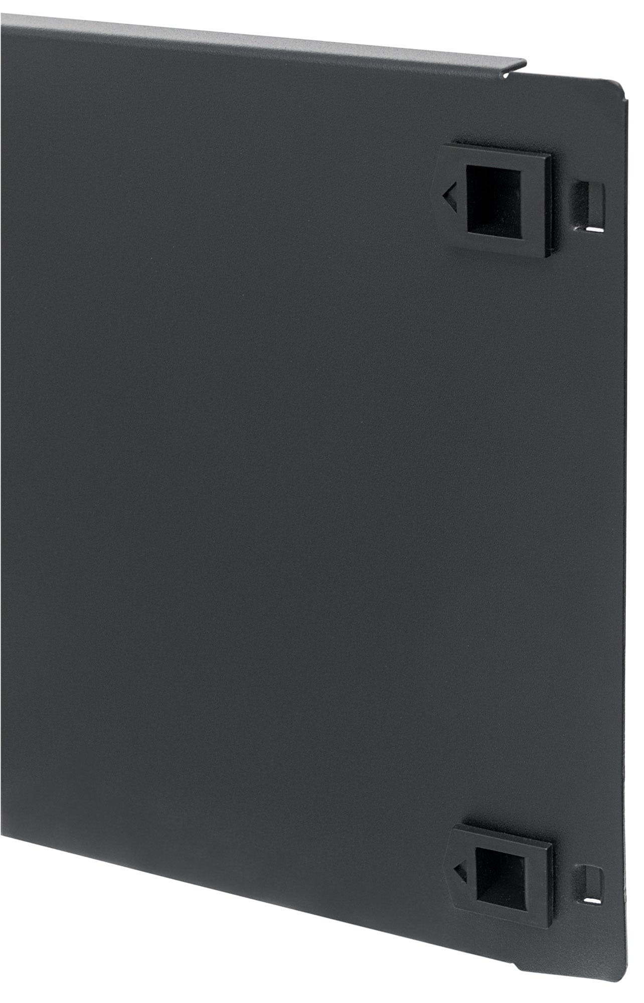 Intellinet 19" Blindabdeckung, werkzeuglos, 4 HE, Metall, schwarz - Blindabdeckung - Schwarz, RAL 9005 - 4U - 48.3 cm (19")