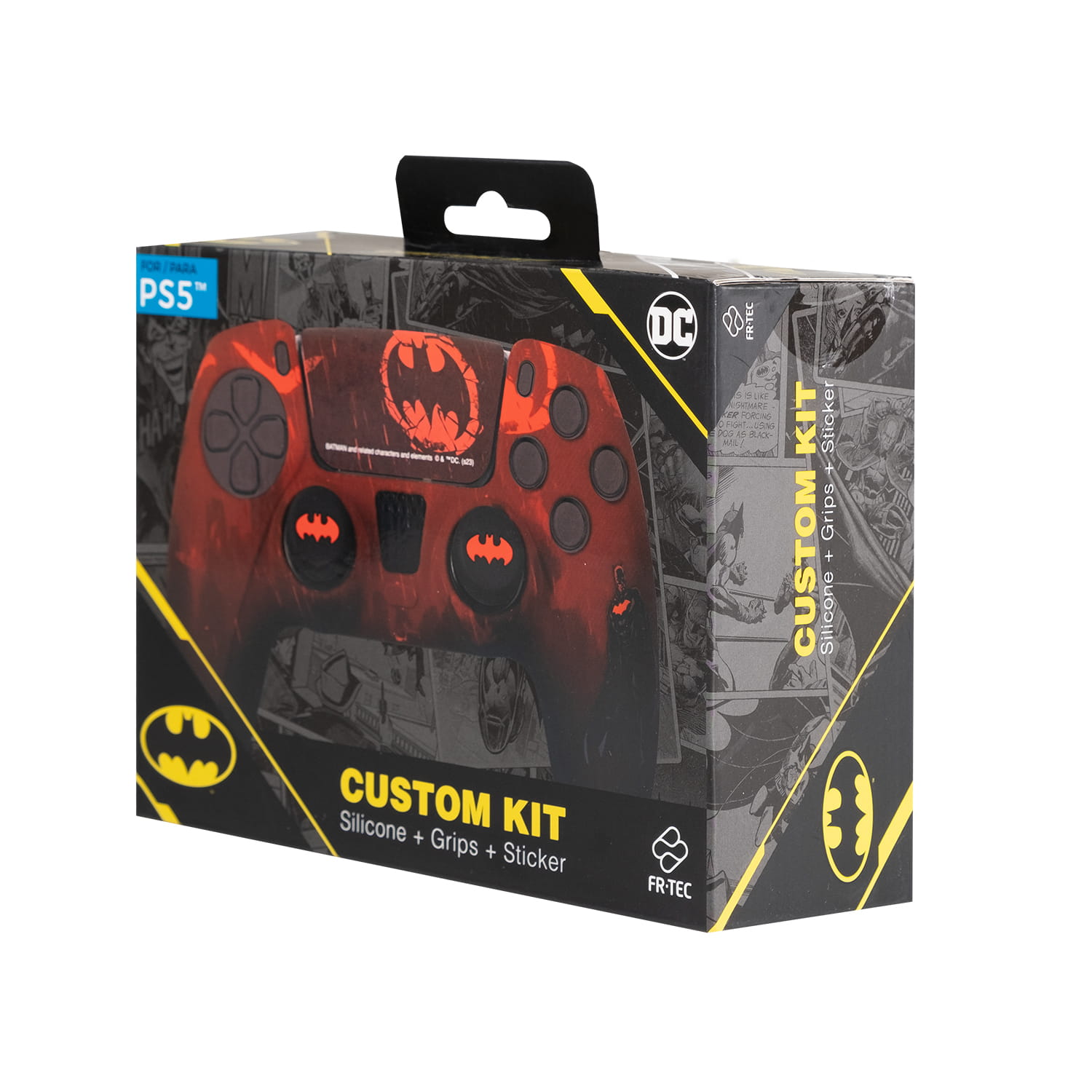 Blade Gaming BATPS5CK, PlayStation 5, Gaming-Controllergehäuse, Schwarz, Rot, Silikon, Sony, 206 mm