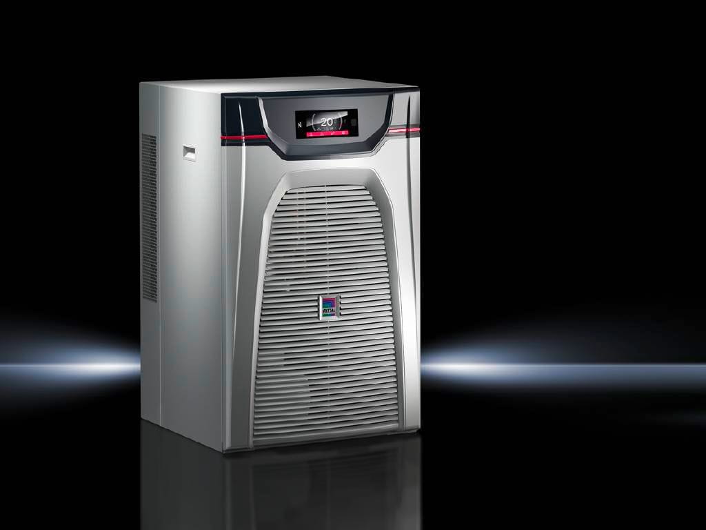 Rittal 3334.300, Tragbarer Verdunstungsluftkühler, Grau, DIN EN 14511, 1850 m³/h, 380-415/440-480 V, 50 - 60 Hz