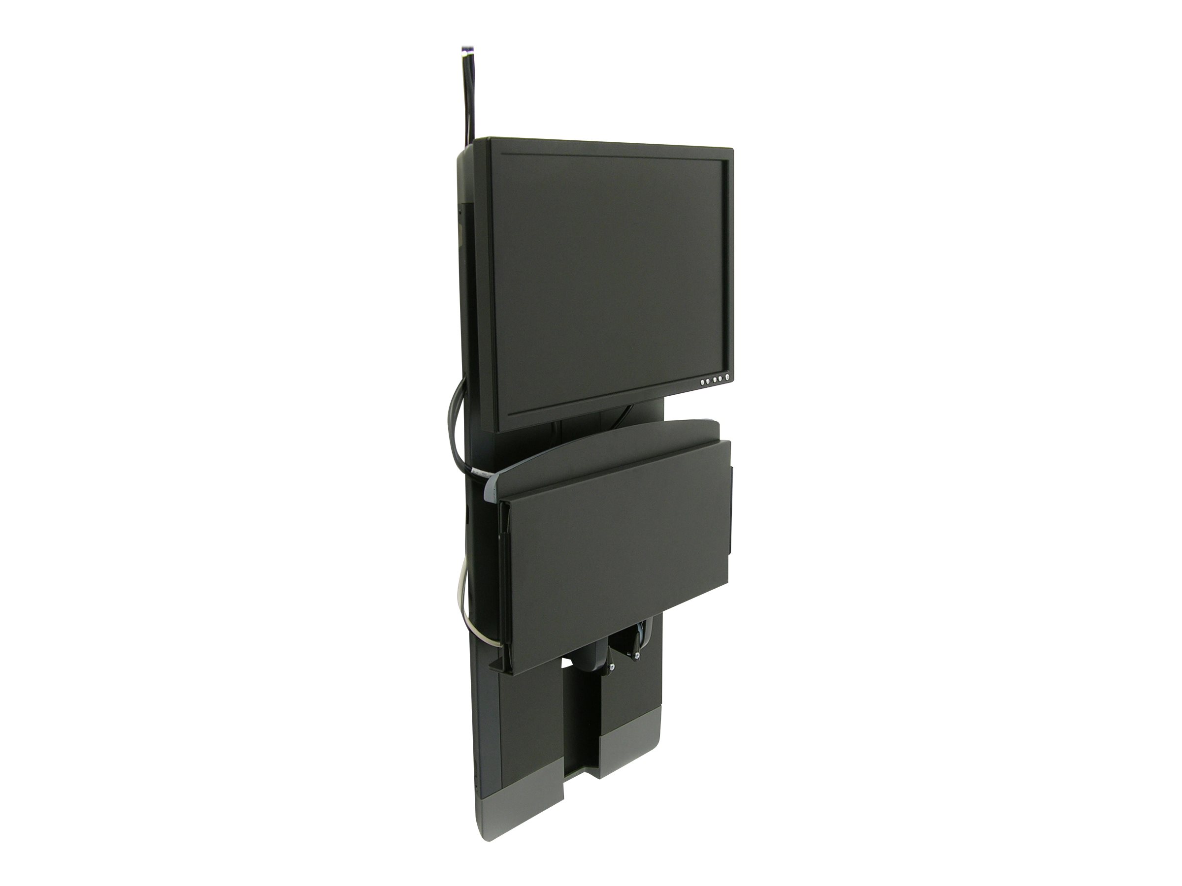 Ergotron Befestigungskit (Handgelenkkissen, Maushalterung, vertikale Verstellschiene, klappbare Tastaturablage, Mauspad) - schmal - für LCD-Display / PC-Ausrüstung - für stark frequentierte Bereiche - Stahl - Schwarz - Bildschirmgröße: bis zu 61 cm Ergotron Befestigungskit (Handgelenkkissen, Maushalterung, vertikale Verstellschiene, klappbare Tastaturablage, Mauspad) - schmal - für LCD-Display / PC-Ausrüstung - für stark frequentierte Bereiche - Stahl - Schwarz - Bildschirmgröße: bis zu 61 cm