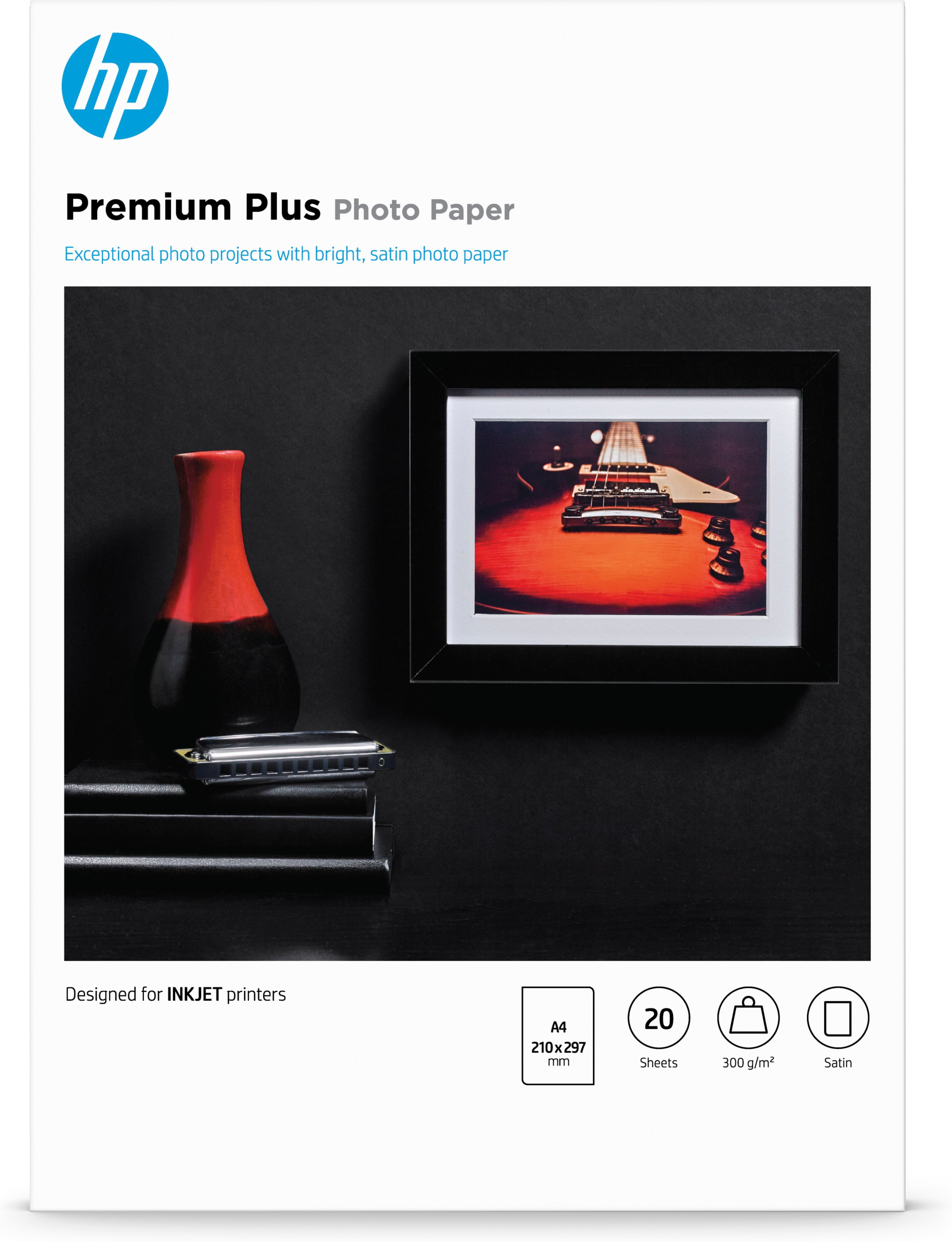 HP Premium Plus Photo Paper - Halbglänzend - A4 (210 x 297 mm)