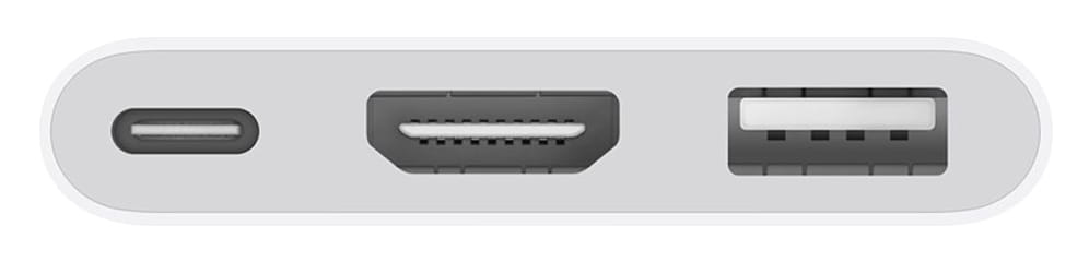 Apple Videoadapter - USB-C männlich zu USB, HDMI, USB-C (nur Spannung)