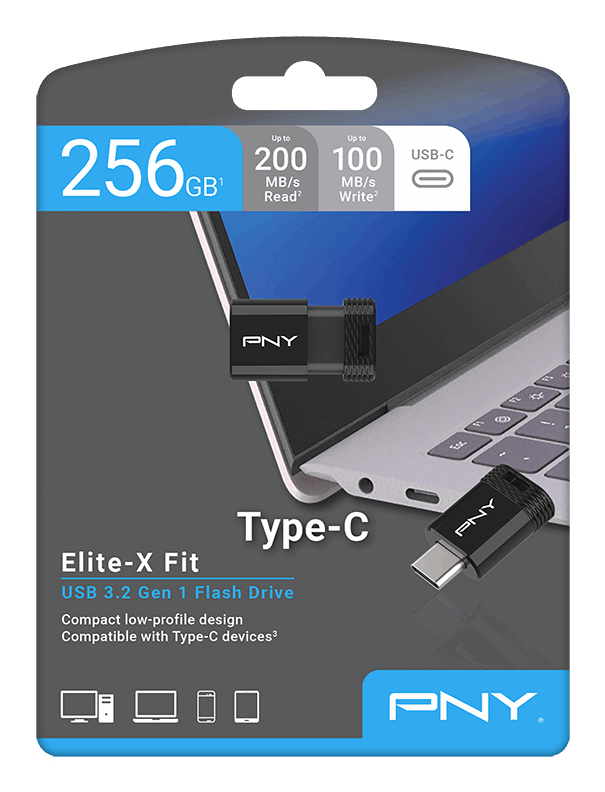 PNY Elite-X Fit - USB-Flash-Laufwerk - 256 GB