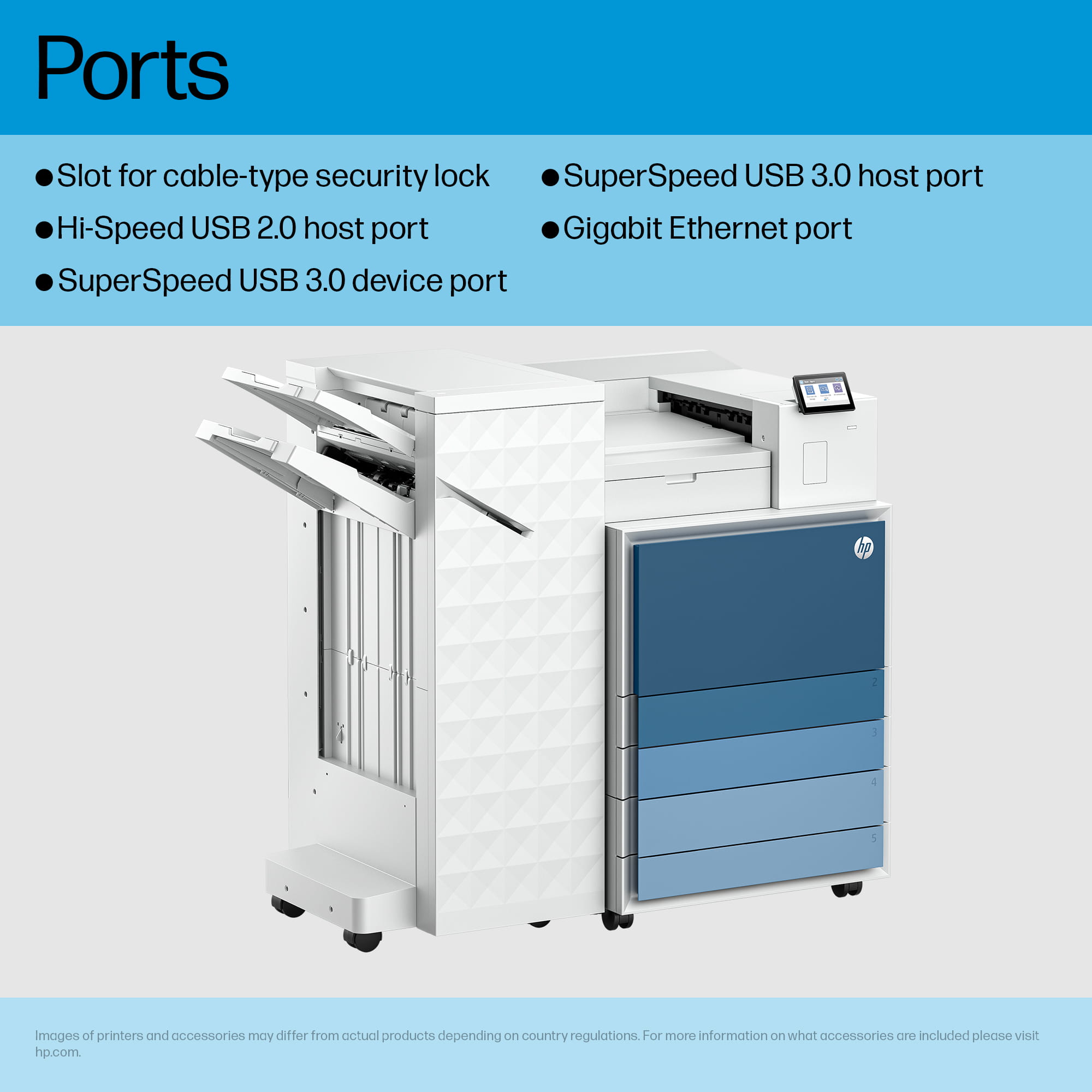 HP LaserJet Enterprise 8501x+ - Drucker - s/w