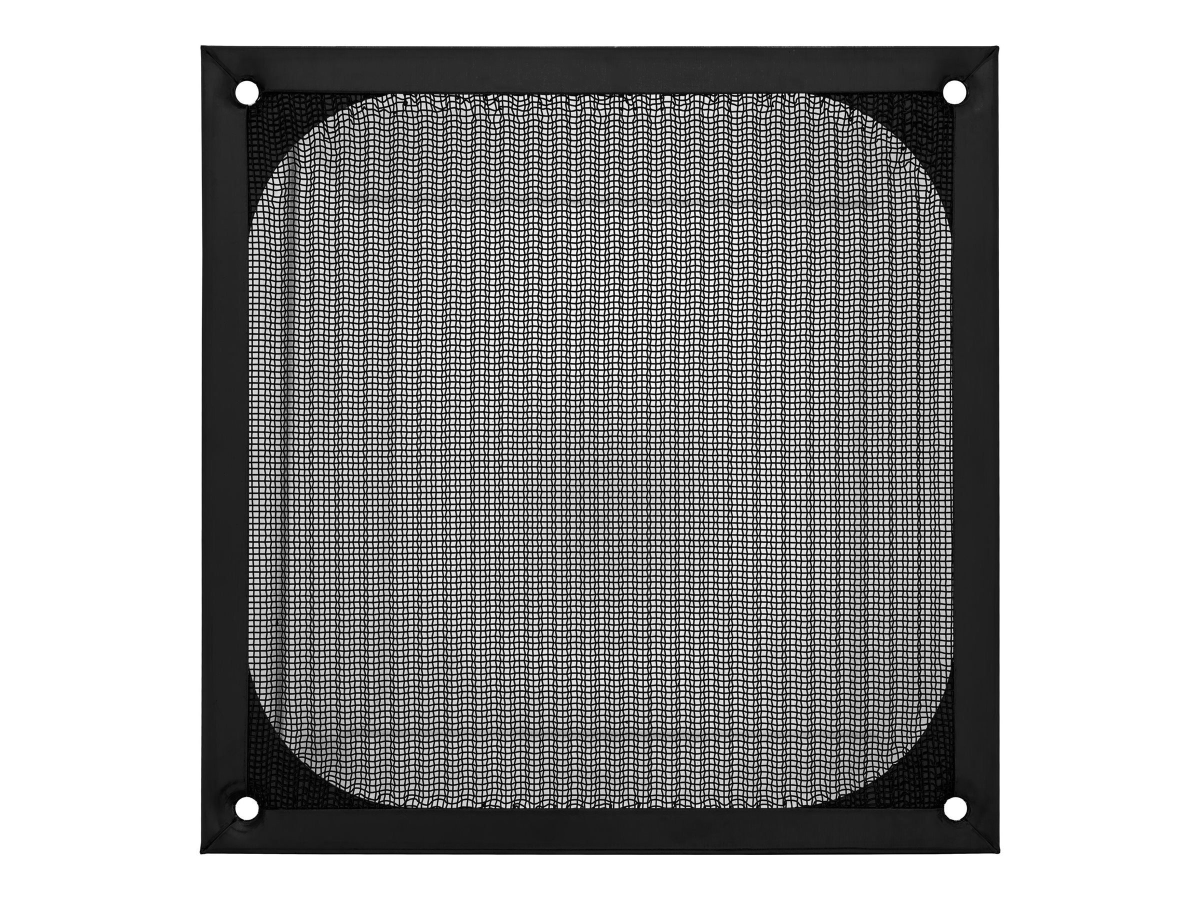 InLine Lüftergitter - Aluminium Filter - 140x140mm - schwarz