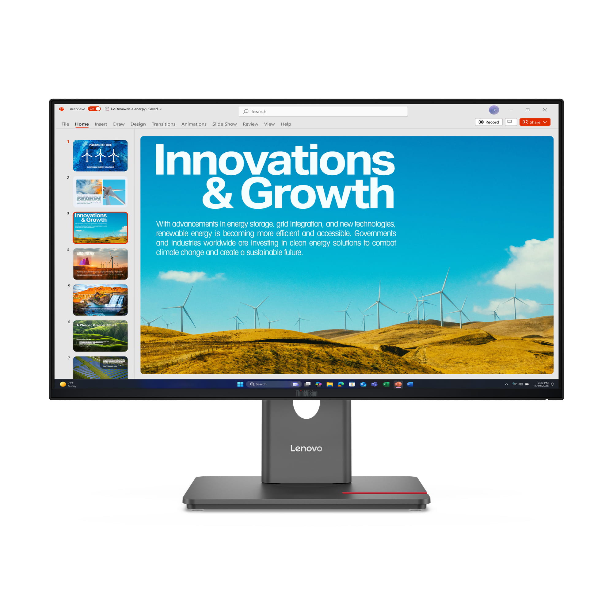 Lenovo ThinkVision P24QD-40 - LED-Monitor - 61 cm (24")