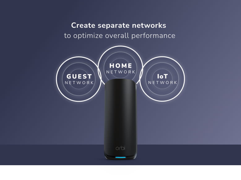 Netgear Orbi 870 Series RBE873 - WLAN-System - (Router, 2 Extender)