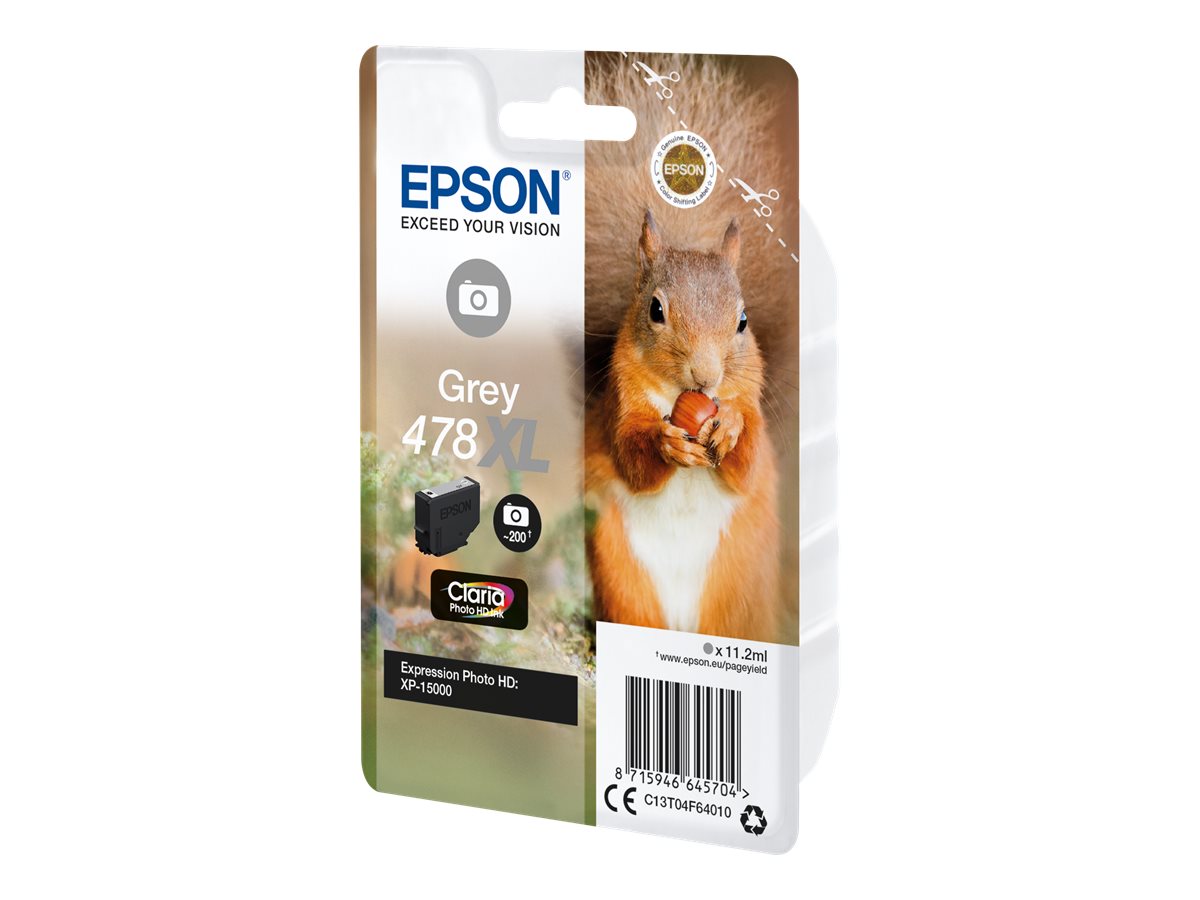 Epson 478XL - 11.2 ml - mit hoher Kapazität - Grau