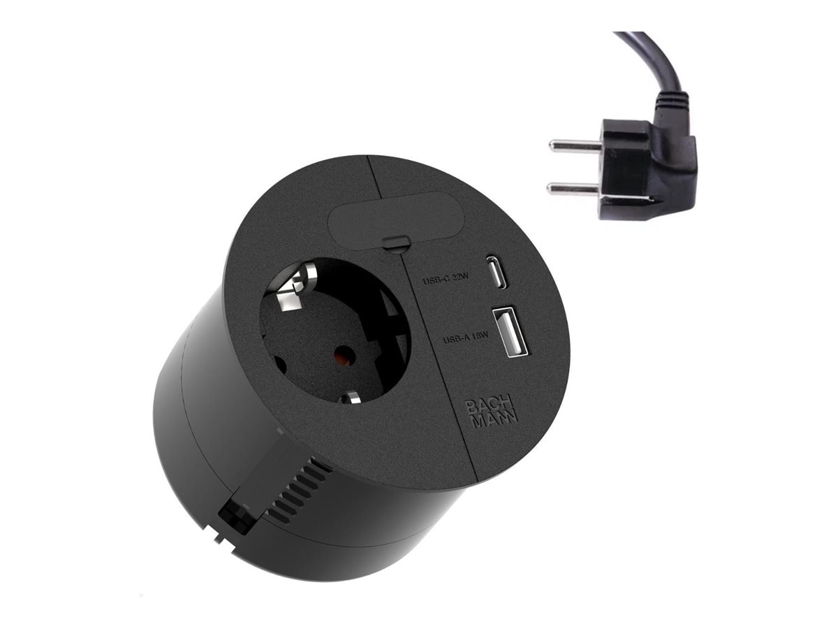 Bachmann Steckdose - 2P - USB, USB Typ-C, Typ