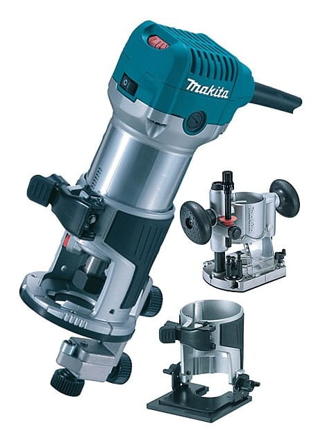 Makita RT0700CX2J, Schwarz, Cyan, Metallisch, 6, 8 (5/16"), AC, 710 W, 1,8 kg