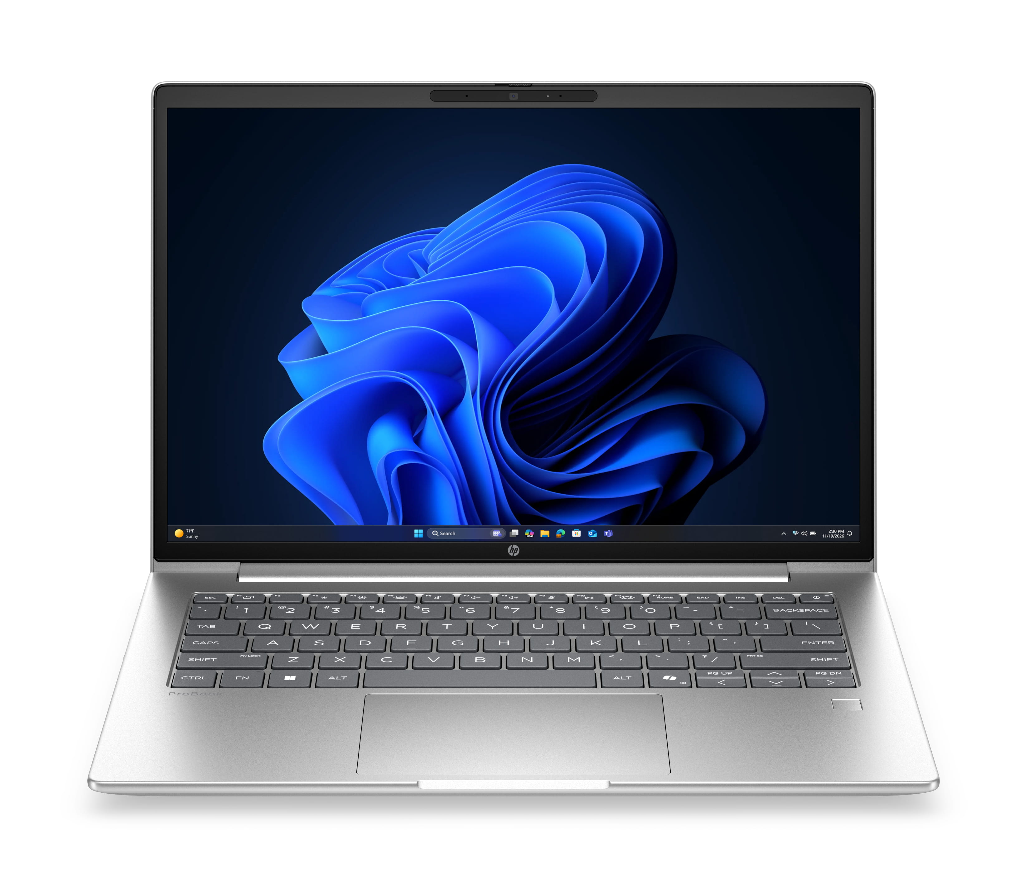 HP ProBook 4 G2a Notebook AI - 177-Grad Scharnierdesign - AMD Ryzen 5 230 / 3.5 GHz - Win 11 Pro - Radeon 760M - 16 GB RAM - 512 GB SSD NVMe - 35.6 cm (14")