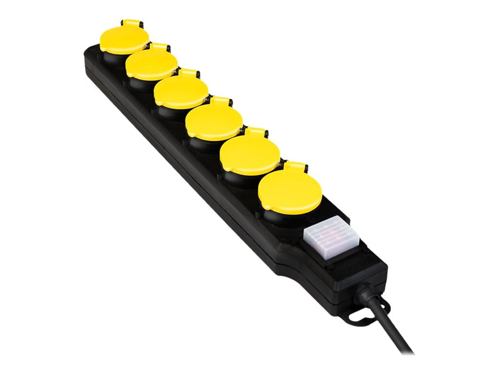 LogiLink Steckdosenleiste - Wechselstrom 250 V - 3680 Watt - Ausgangsanschlüsse: 4 (4 x CEE 7/3)