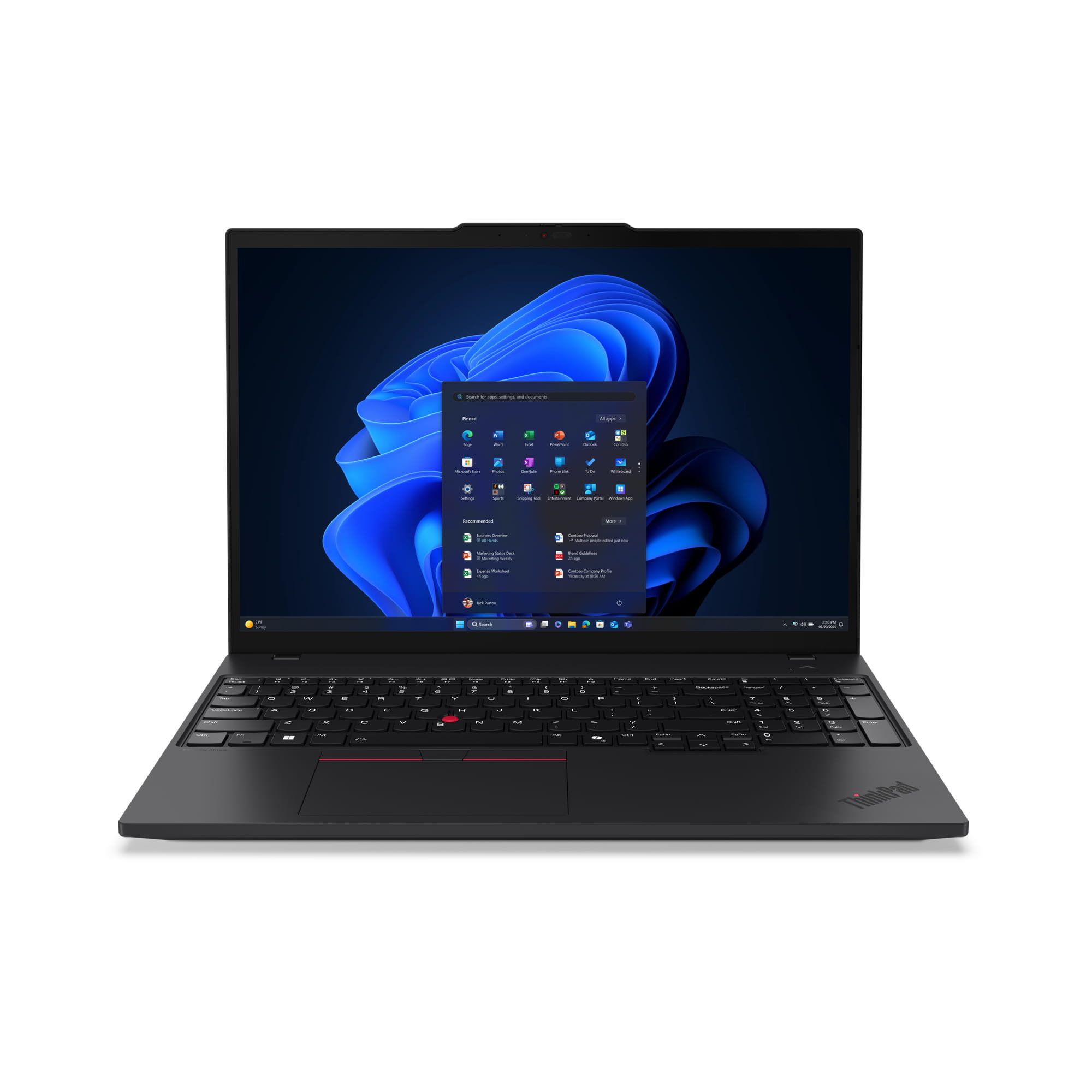 Lenovo ThinkPad T16 Gen 4 (Intel), Intel Core Ultra 7, 40,6 cm (16"), 1920 x 1200 Pixel, 32 GB, 1 TB, Windows 11 Pro