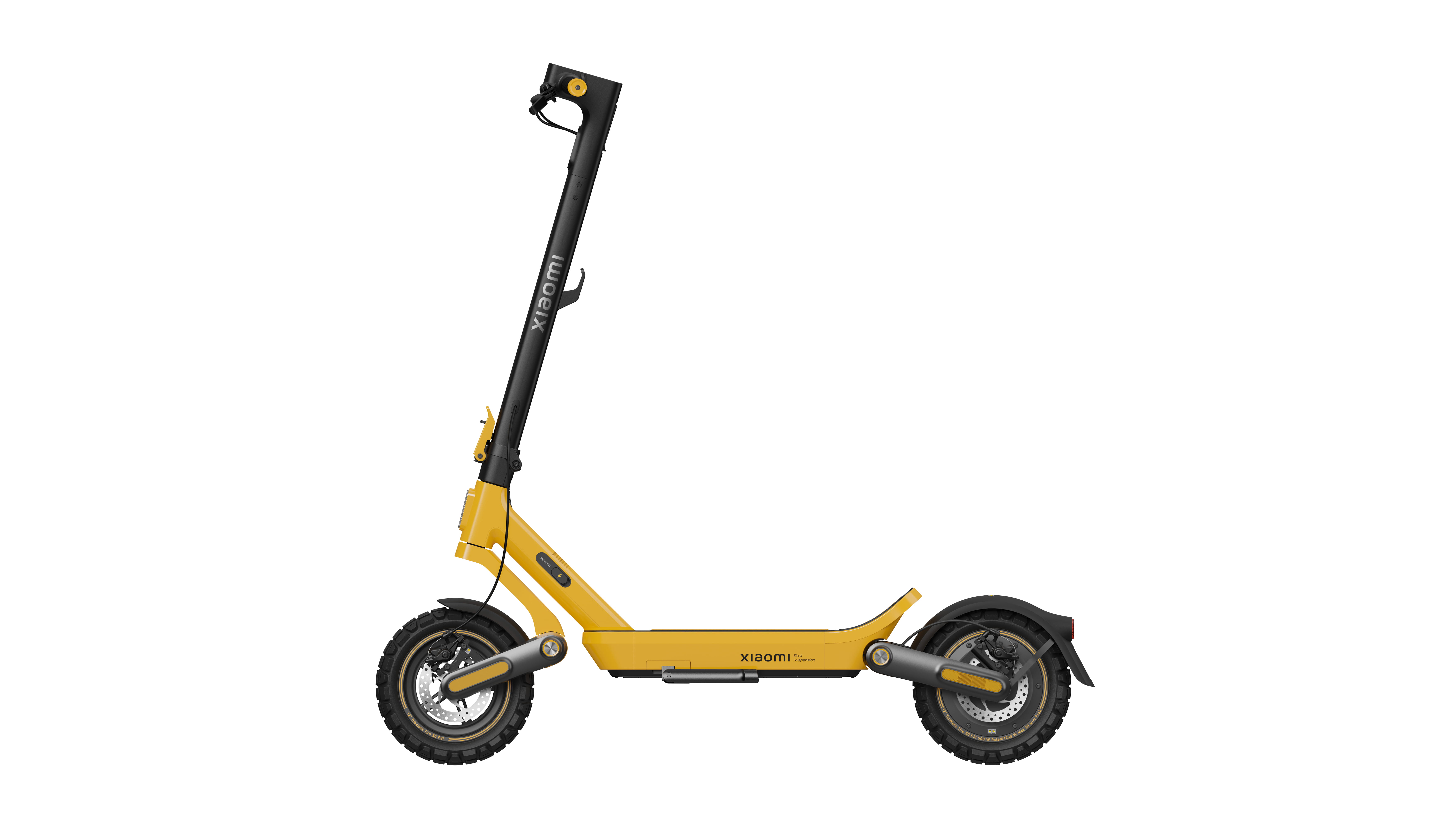 Xiaomi Electric Scooter 6 Ultra, Klassischer Roller, Gelb, Schwarz, 25 km/h, 140 kg, Unisex, 16 Jahr(e)