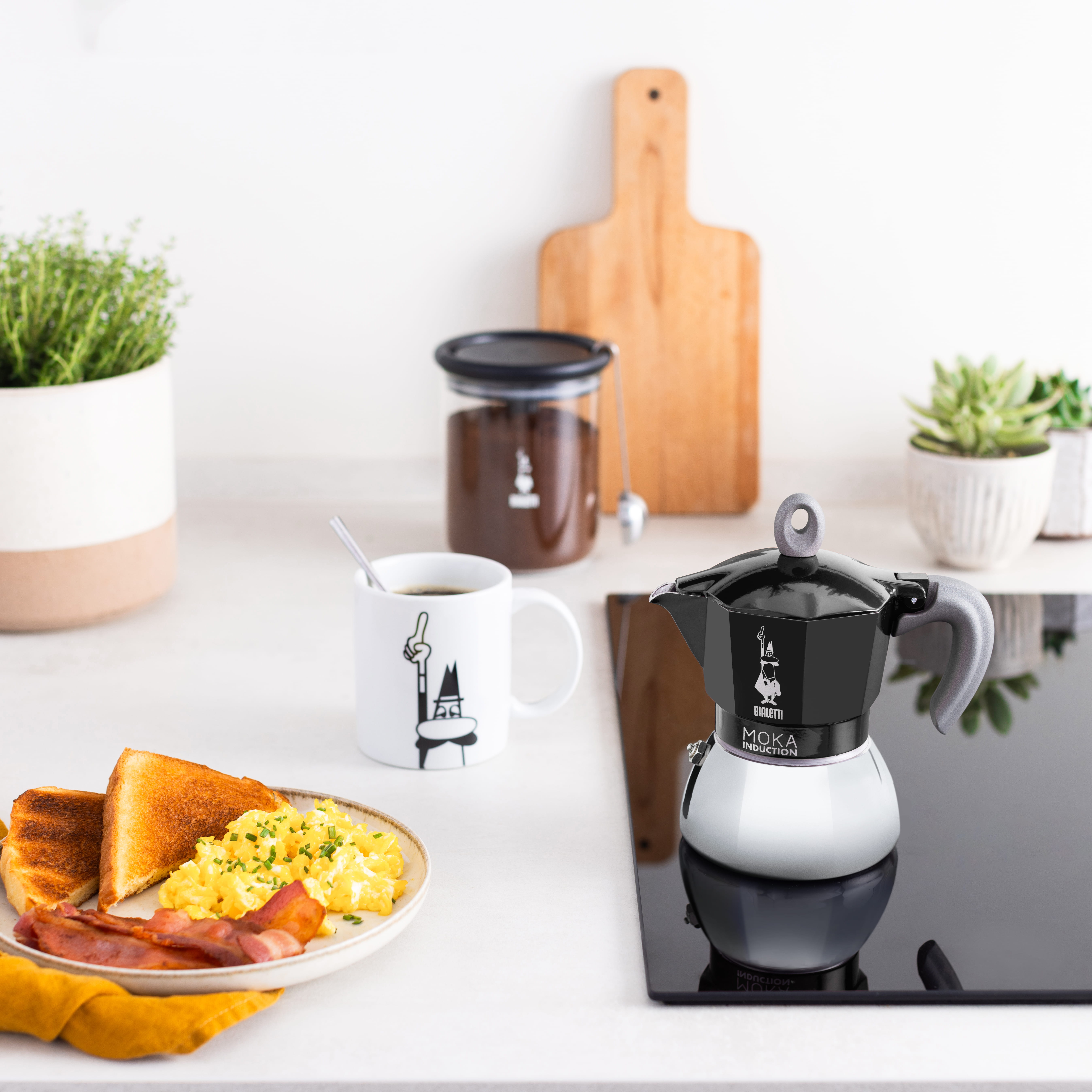 Bialetti Moka Induction - Kaffeemaschine - Schwarz