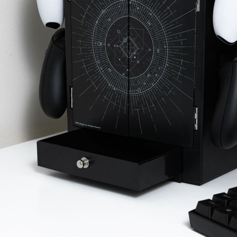 Numskull Games Official Destiny Gaming Locker, Diskettenhalter für Spiele, Universal, Schwarz, Kabelgebunden